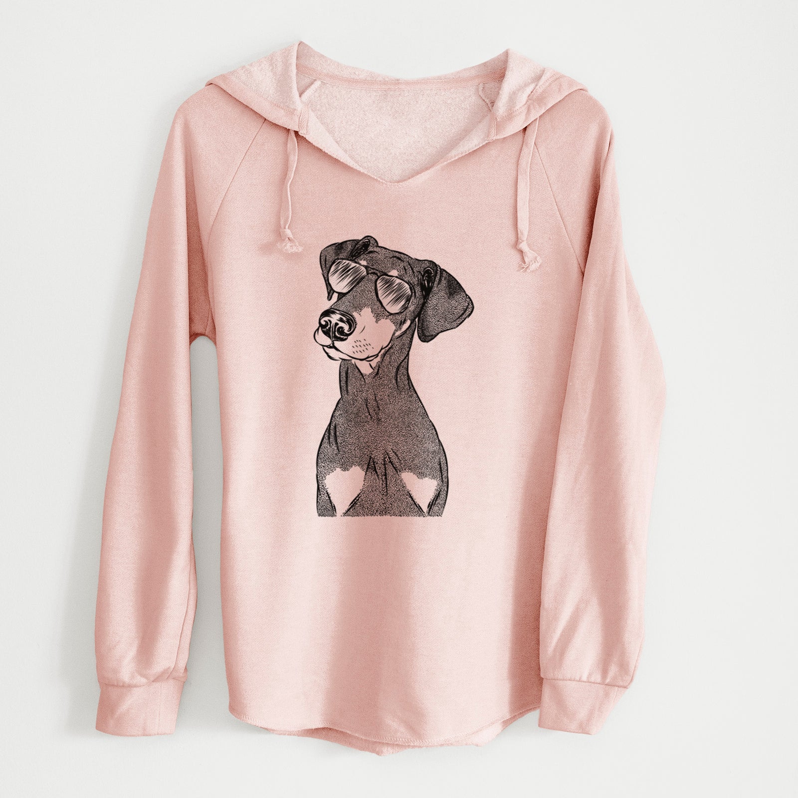 Aviator Iroh the Doberman Pinscher - Cali Wave Hooded Sweatshirt