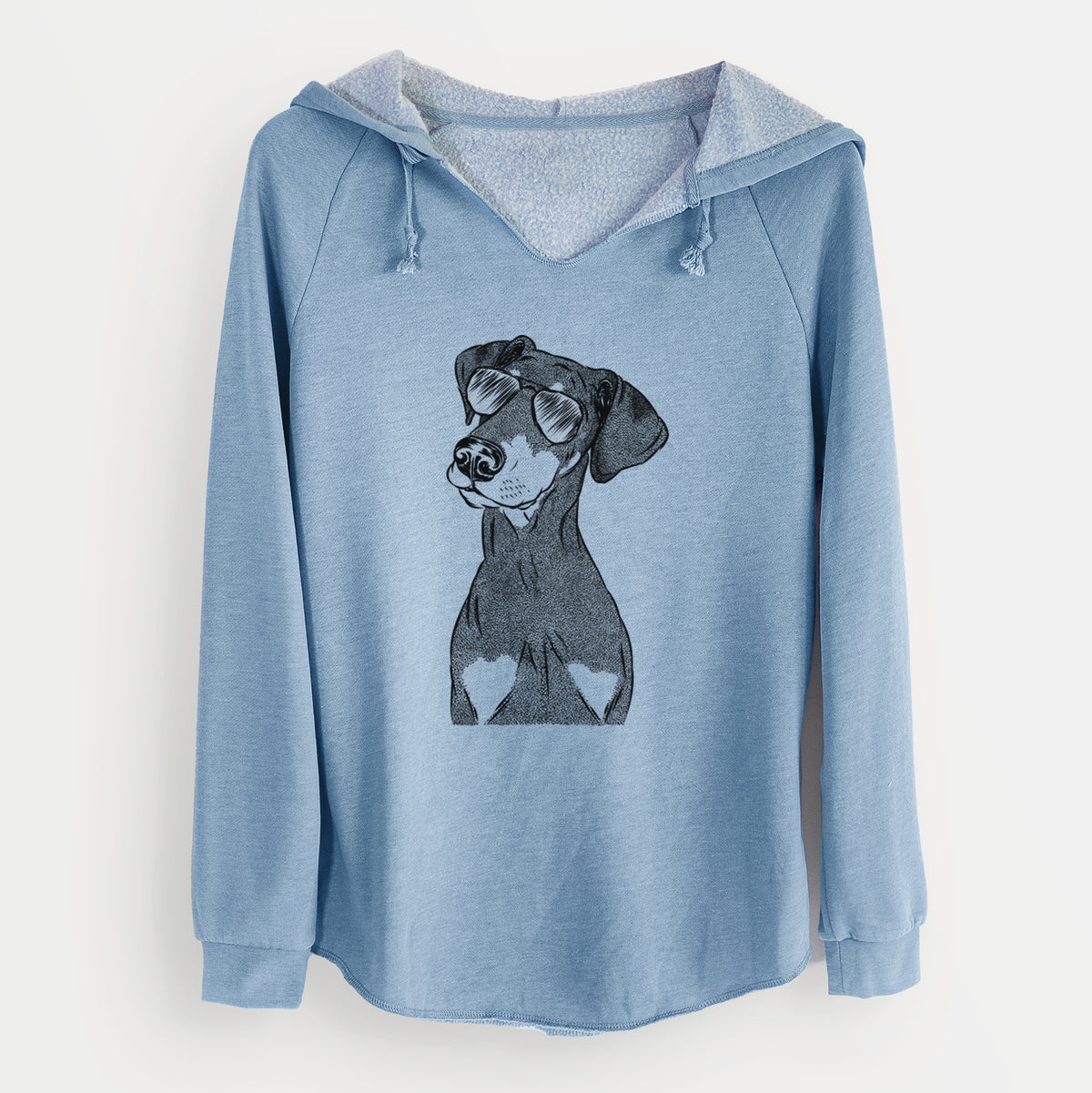 Aviator Iroh the Doberman Pinscher - Cali Wave Hooded Sweatshirt