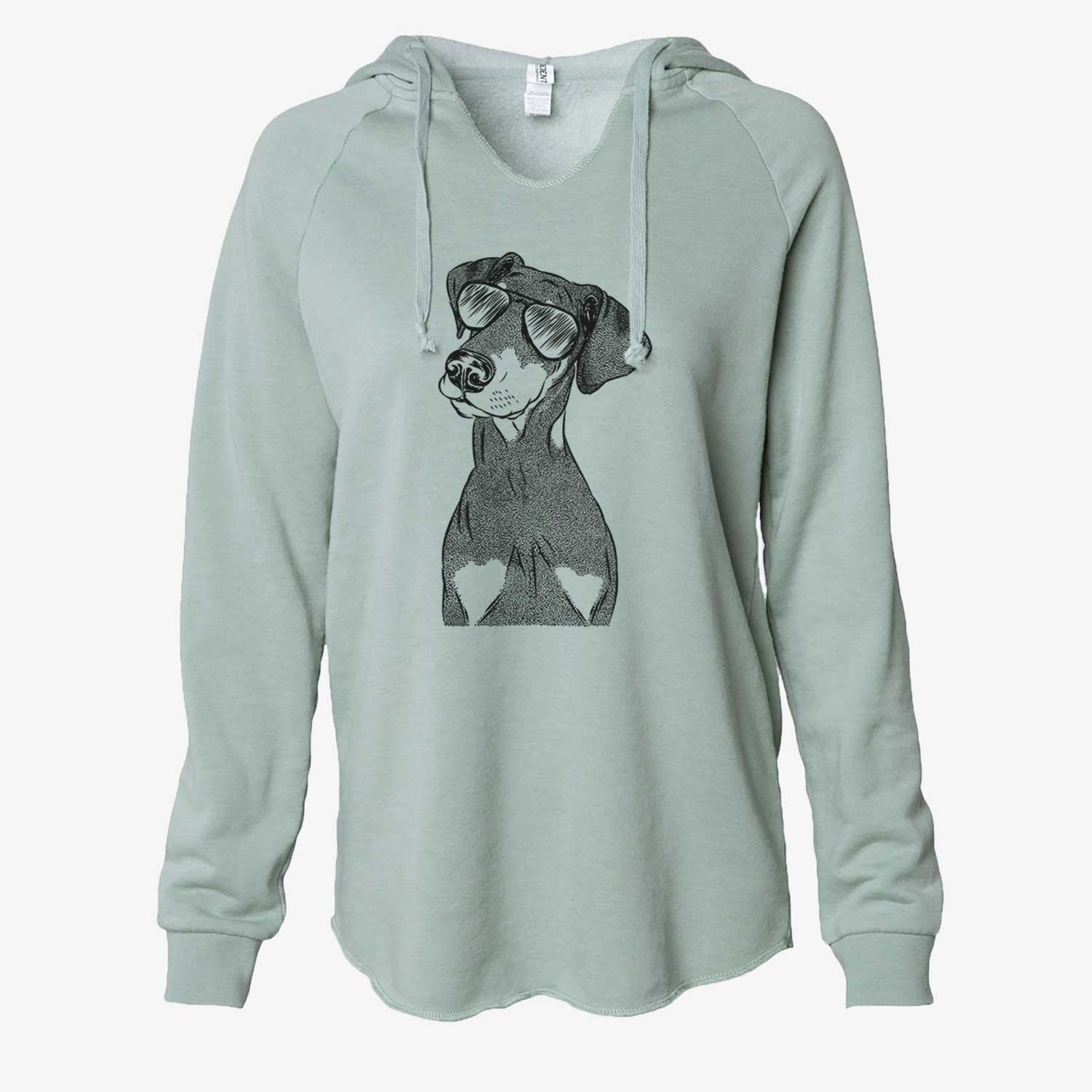 Iroh the Doberman Pinscher - Cali Wave Hooded Sweatshirt