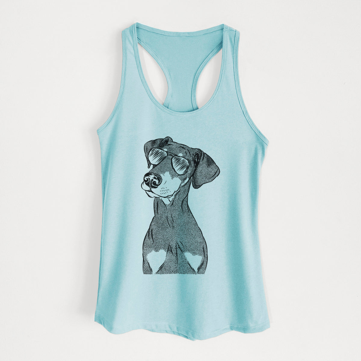 Iroh the Doberman Pinscher - Women's Racerback Tanktop