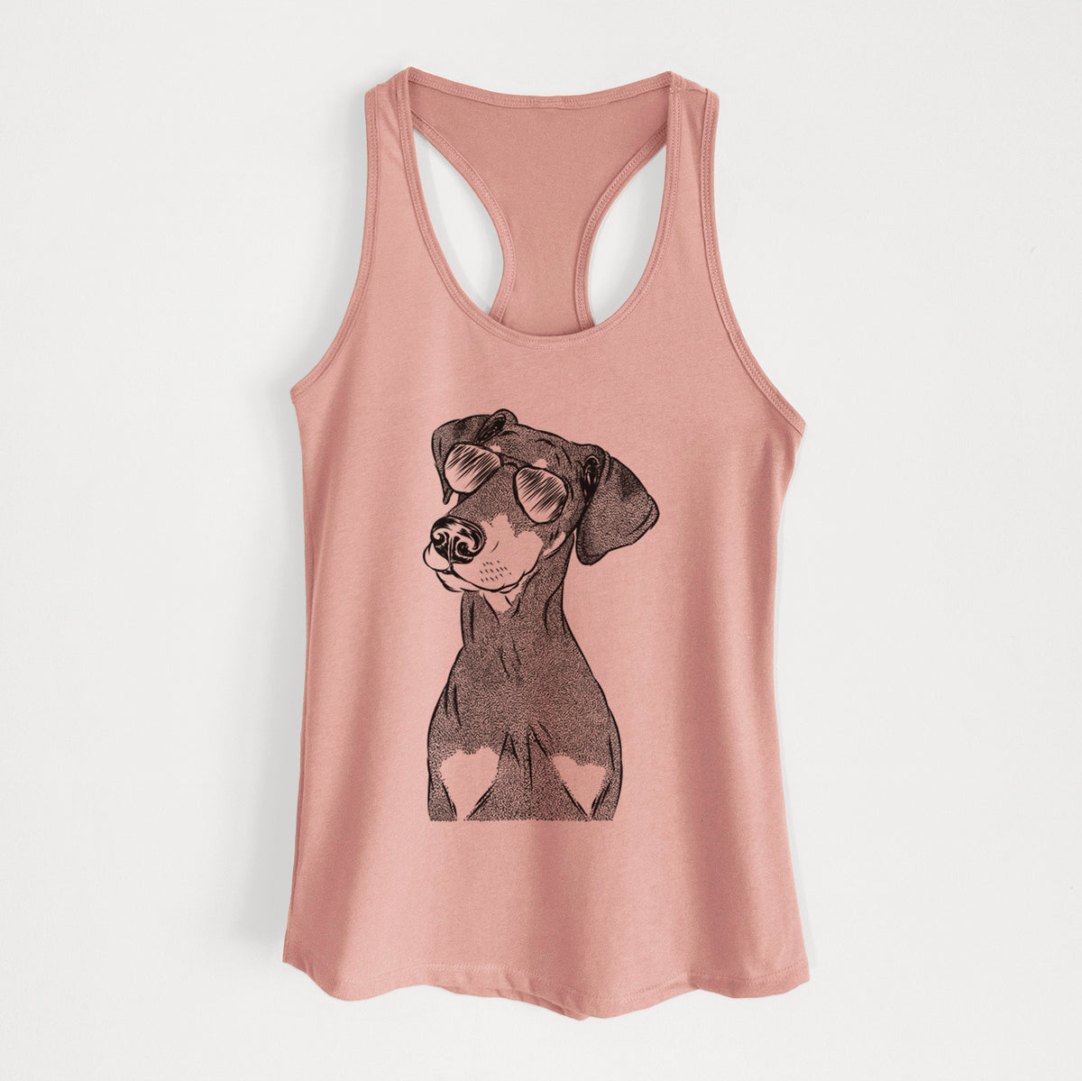 Iroh the Doberman Pinscher - Women's Racerback Tanktop