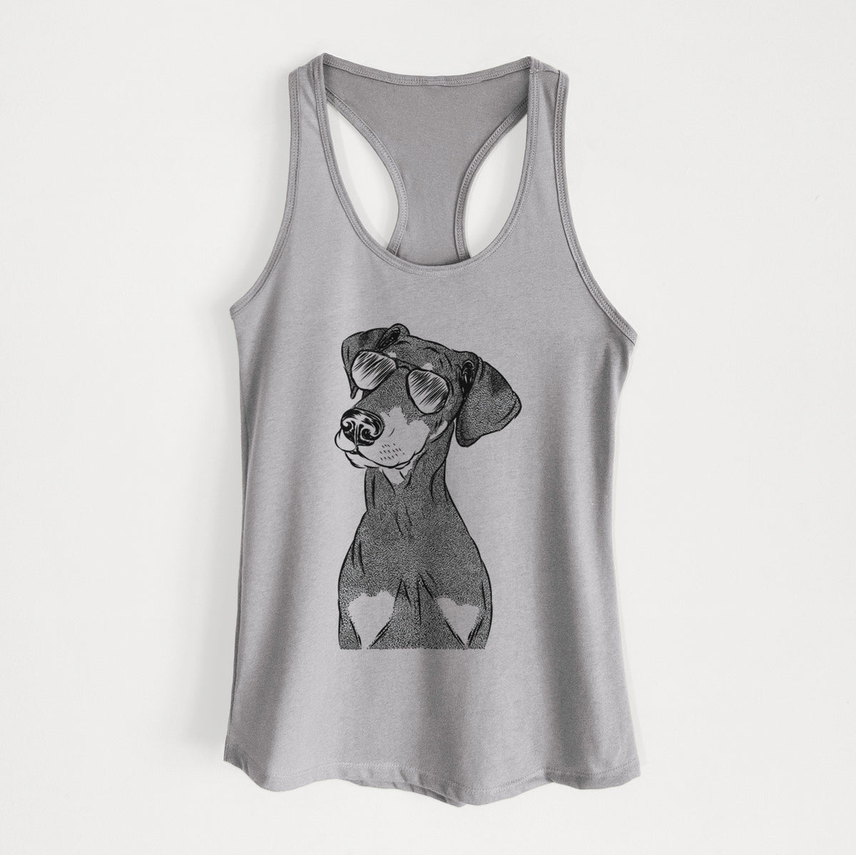 Iroh the Doberman Pinscher - Women's Racerback Tanktop