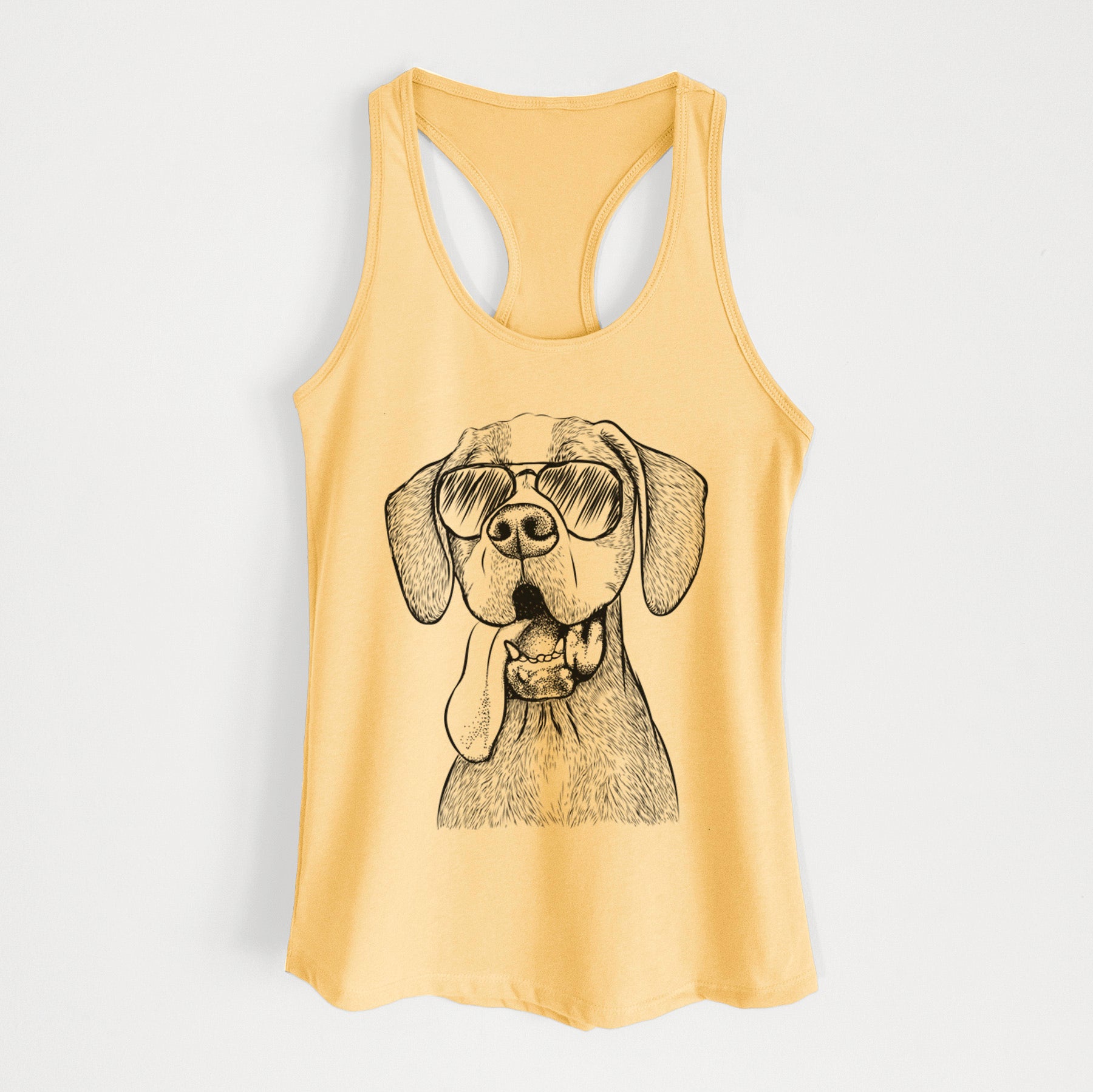 Irwin the English Pointer - Women's Racerback Tanktop