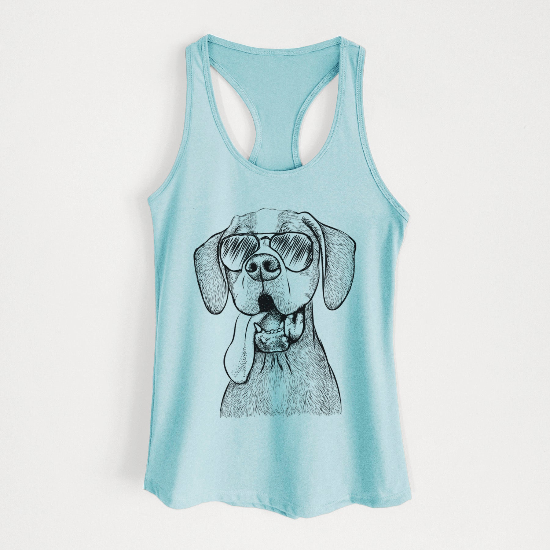 Irwin the English Pointer - Women's Racerback Tanktop