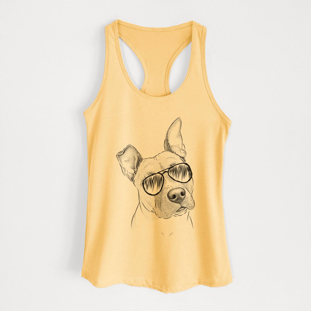 Ivy the Pitbull Mix - Women's Racerback Tanktop