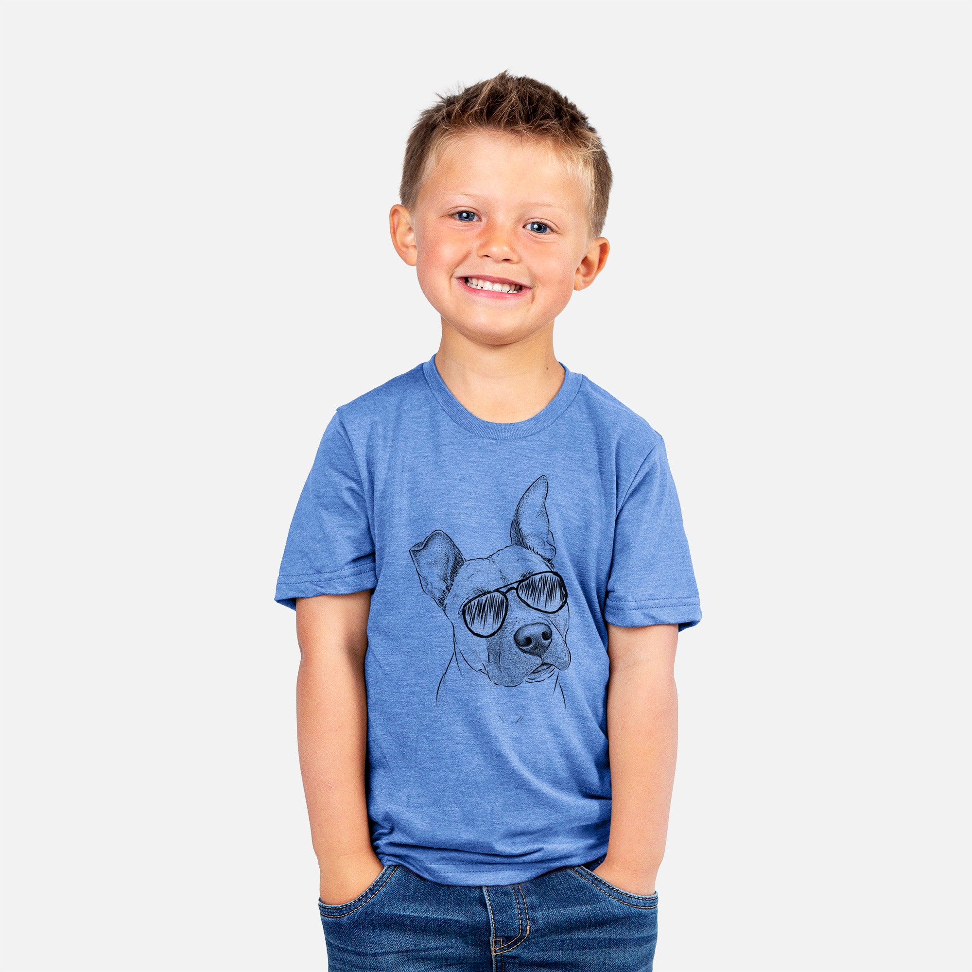 Aviator Ivy the Pitbull Mix - Kids/Youth/Toddler Shirt