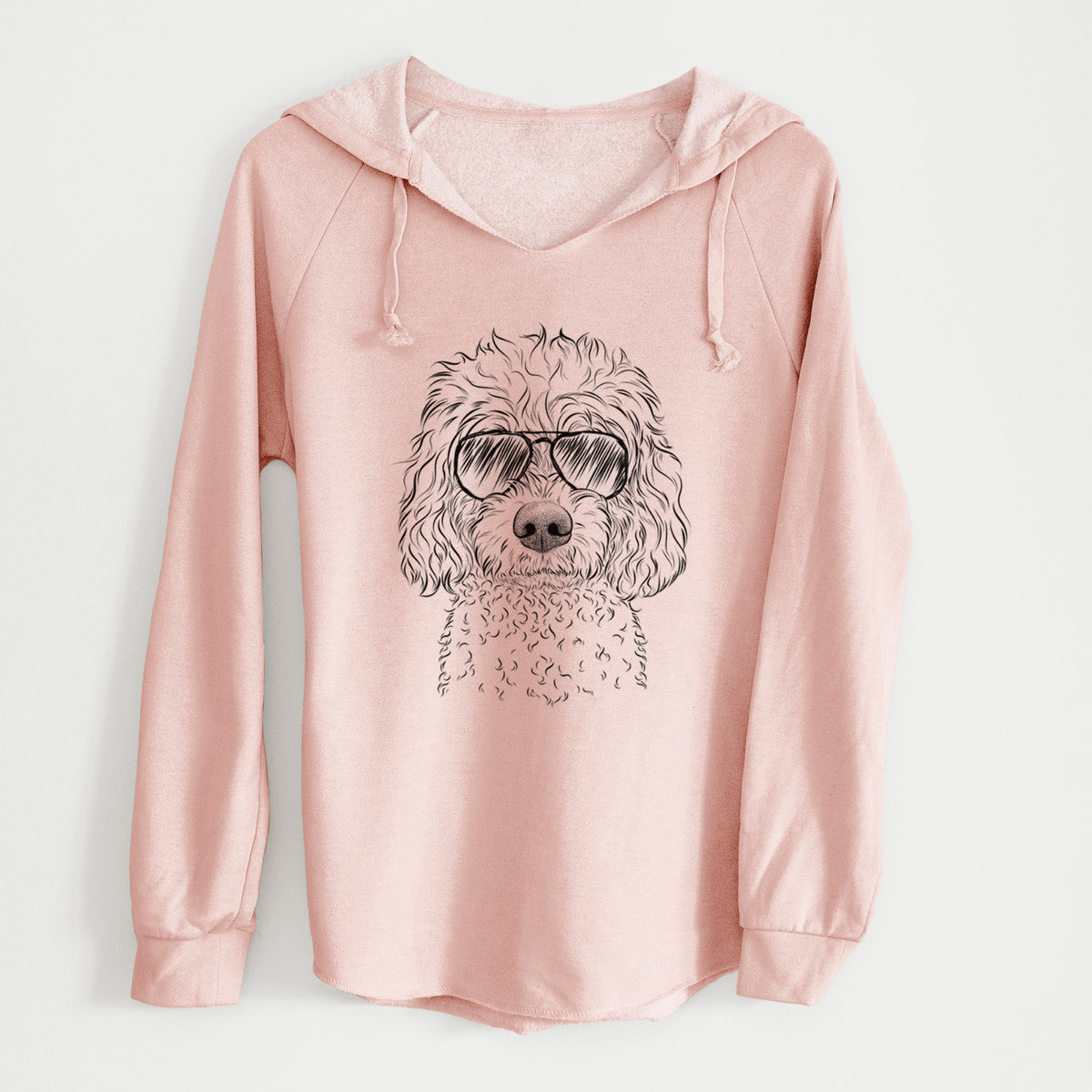 Aviator Izzie the Cavachon - Cali Wave Hooded Sweatshirt