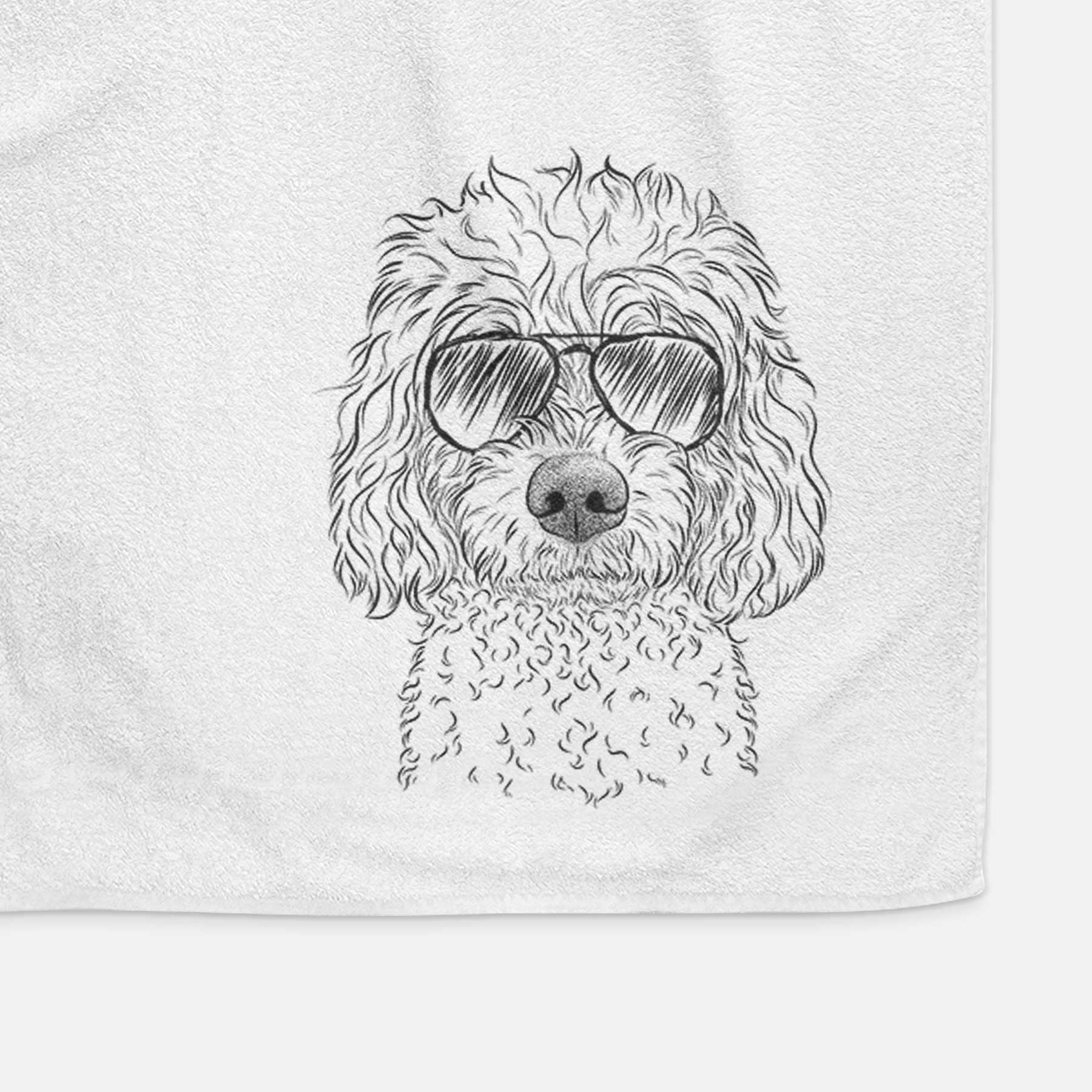 Izzie the Cavachon Decorative Hand Towel