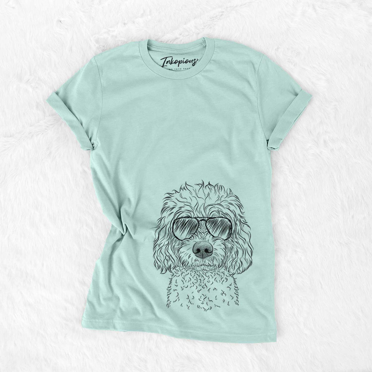 Aviator Izzie the Cavachon - Unisex Crewneck