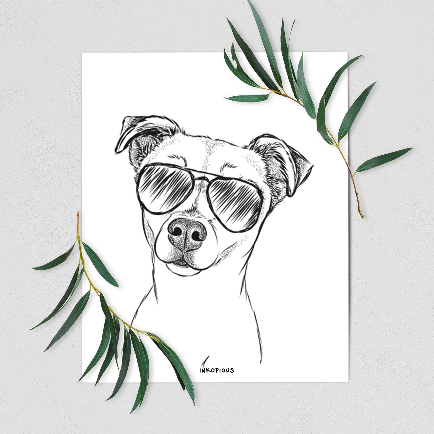 Izzy the Chiweenie Art Print