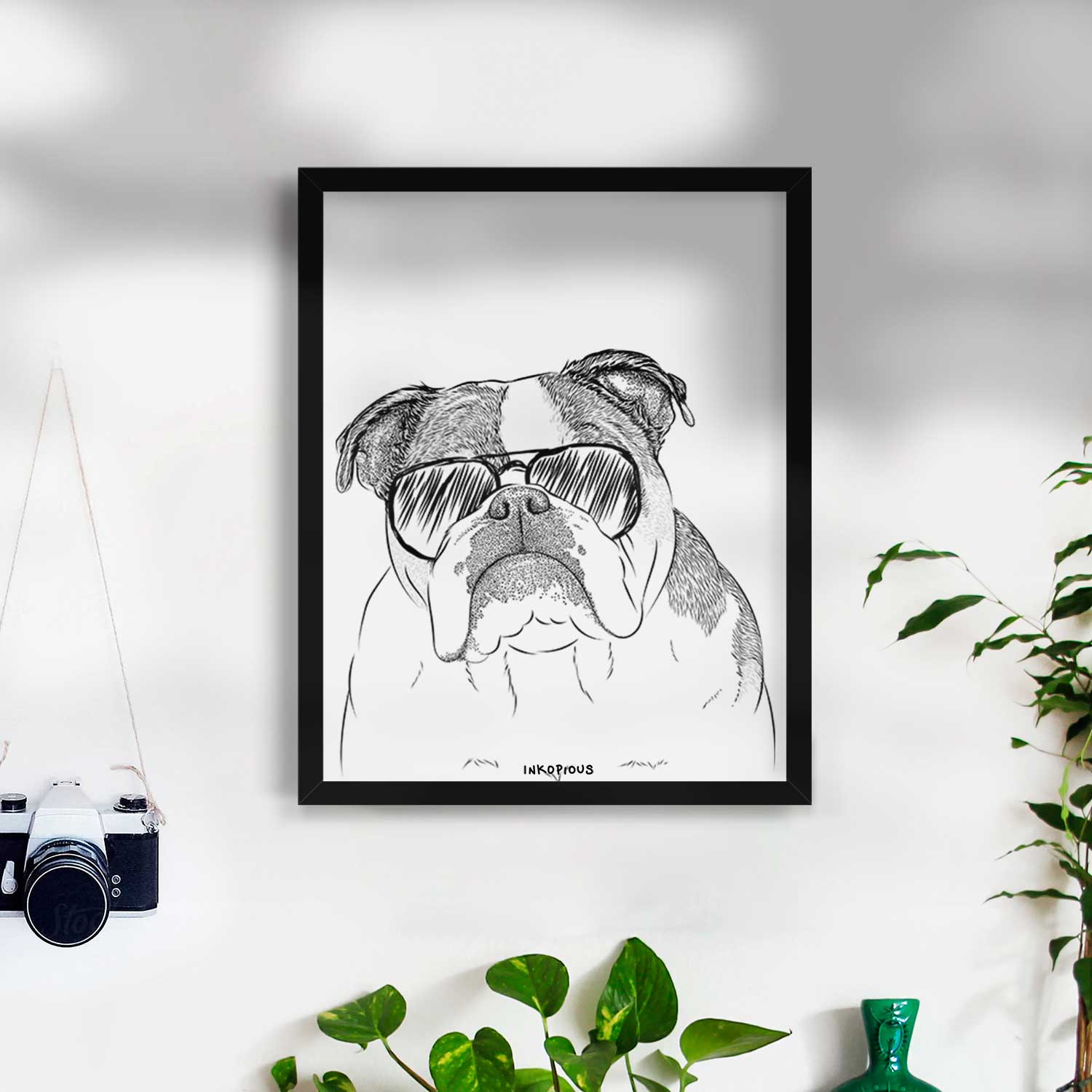 Jack the English Bulldog Art Print