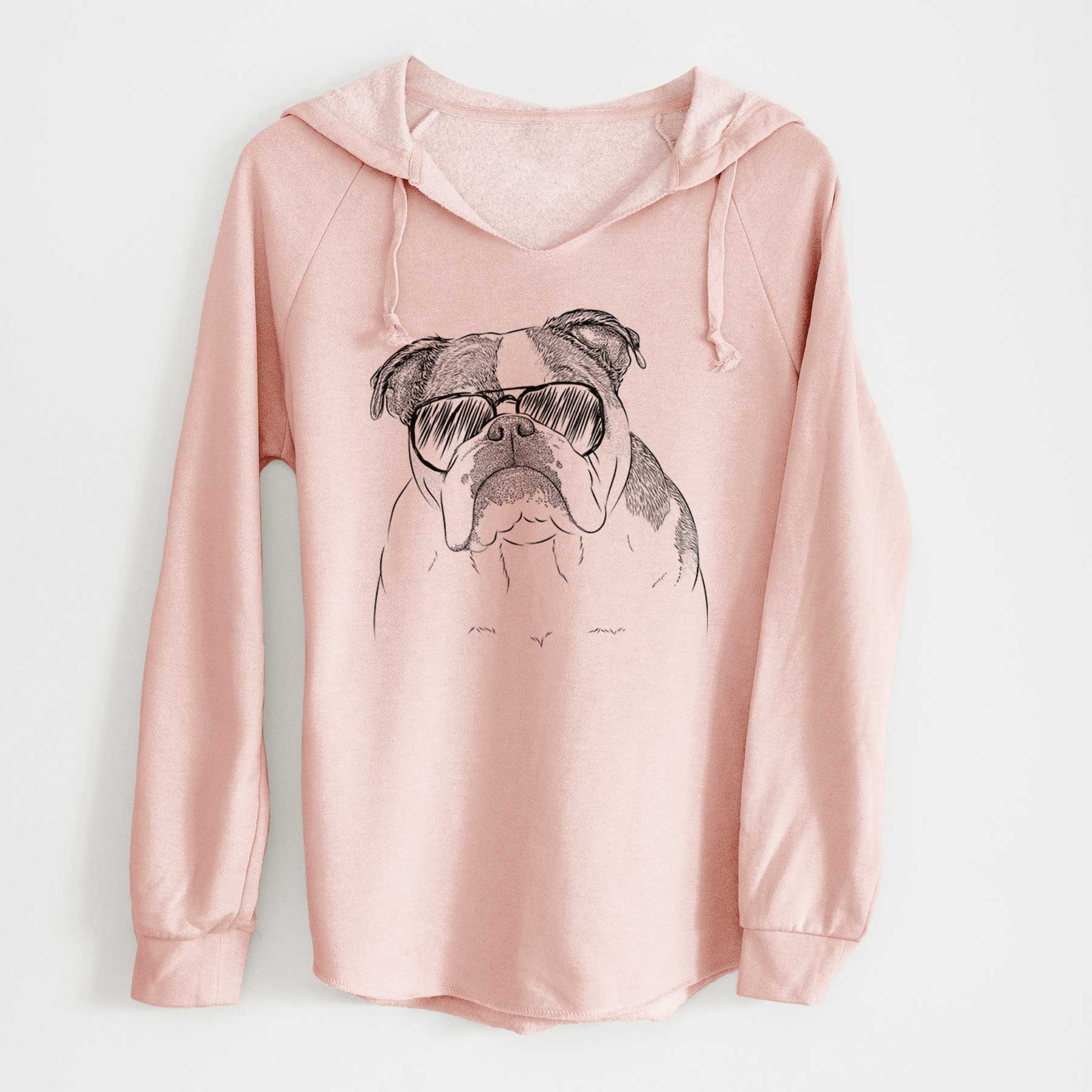 Aviator Jack the English Bulldog - Cali Wave Hooded Sweatshirt