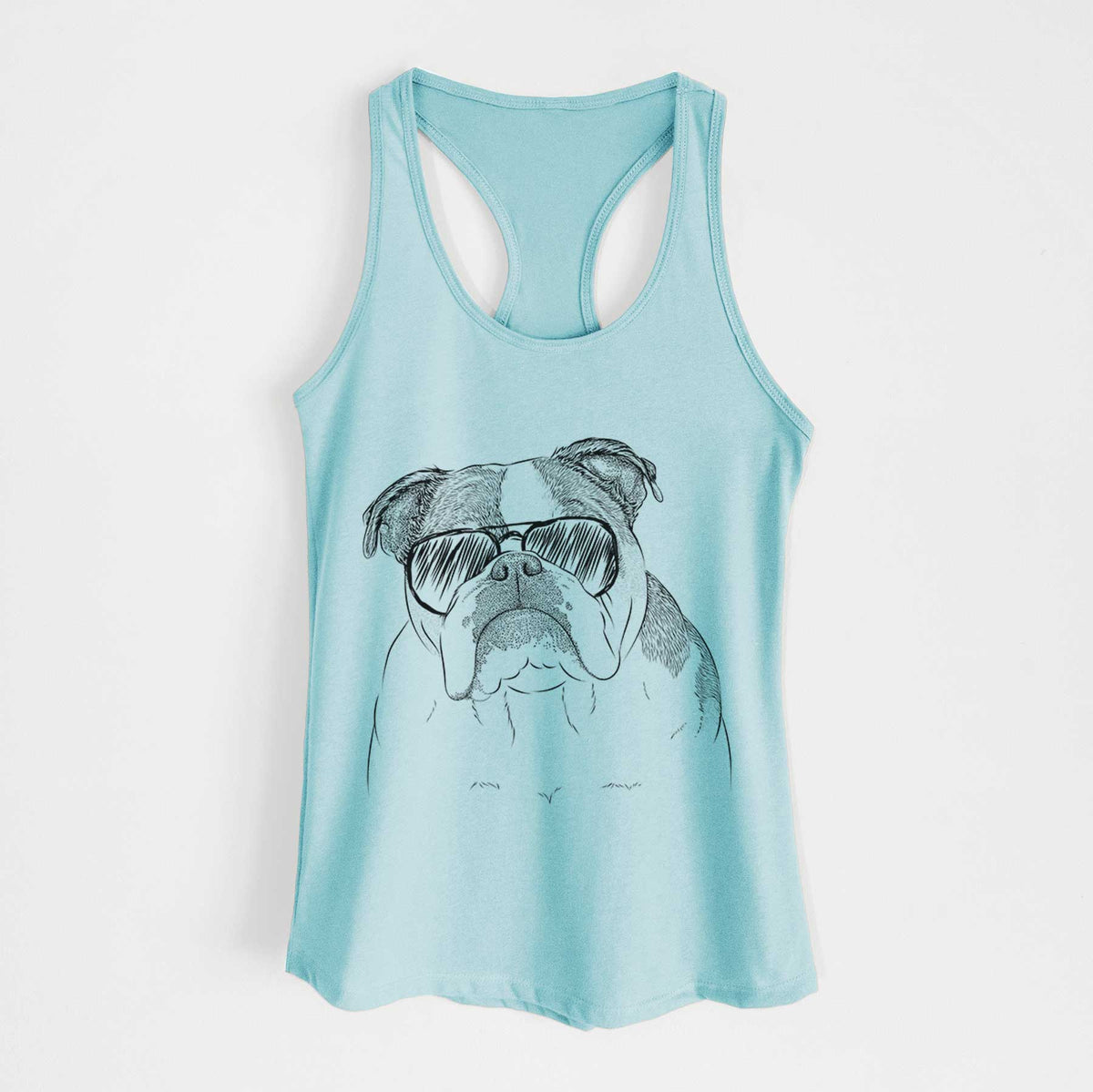 Jack the English Bulldog - Women's Racerback Tanktop