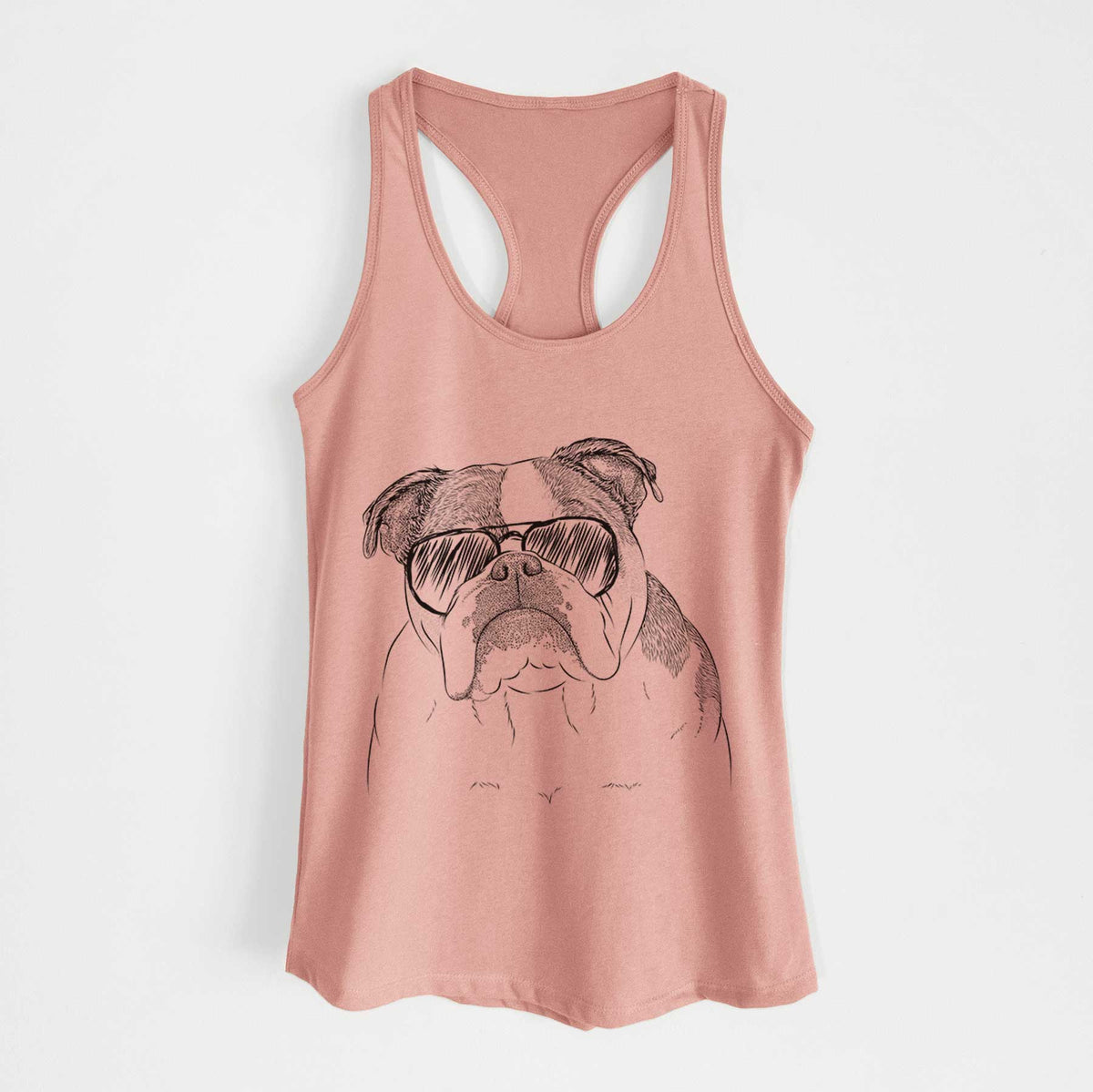 Jack the English Bulldog - Women's Racerback Tanktop