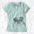 Aviator Jack the English Bulldog - Women's V-neck Shirt