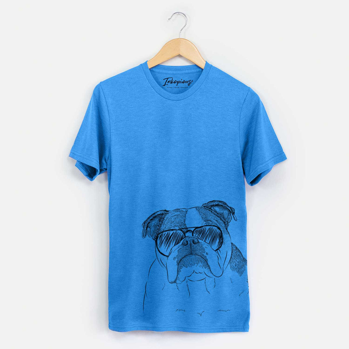 Aviator Jack the English Bulldog - Unisex Crewneck