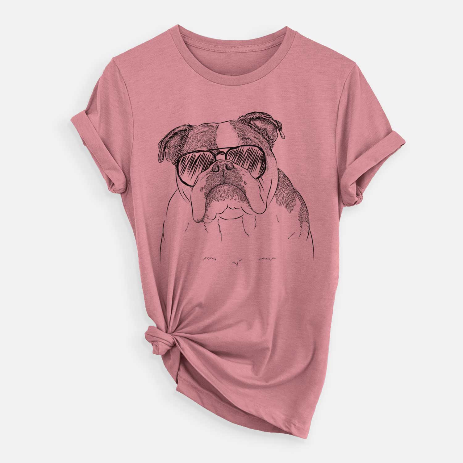 Aviator Jack the English Bulldog - Unisex Crewneck