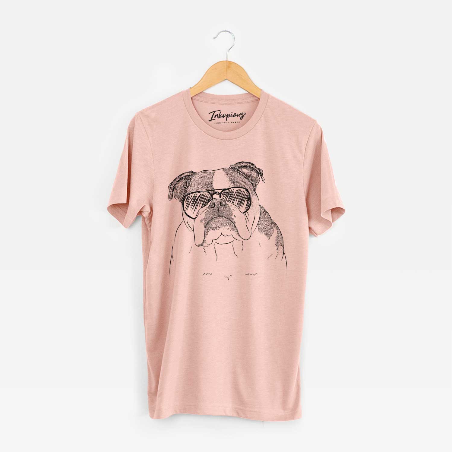 Aviator Jack the English Bulldog - Unisex Crewneck