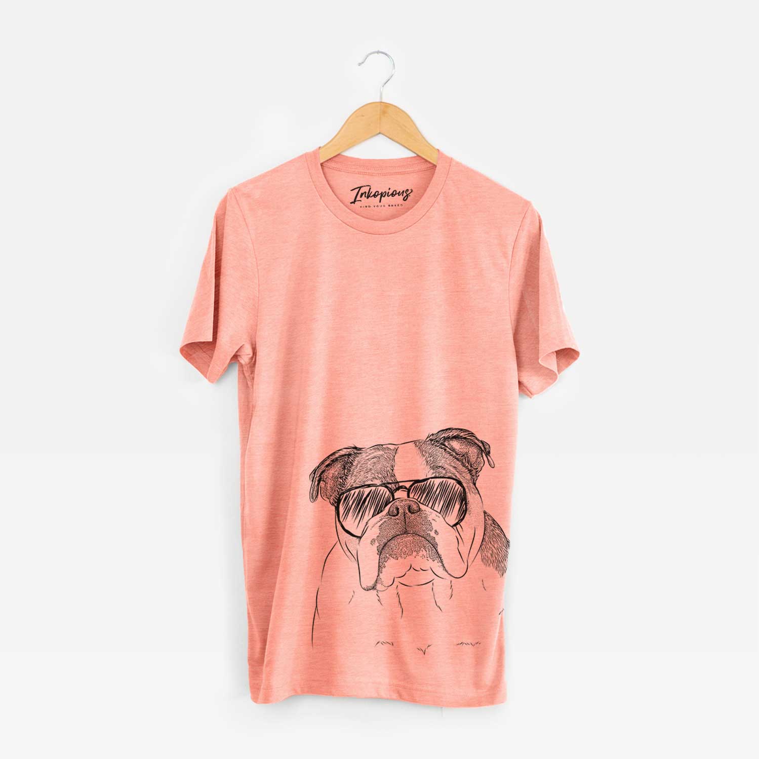 Aviator Jack the English Bulldog - Unisex Crewneck