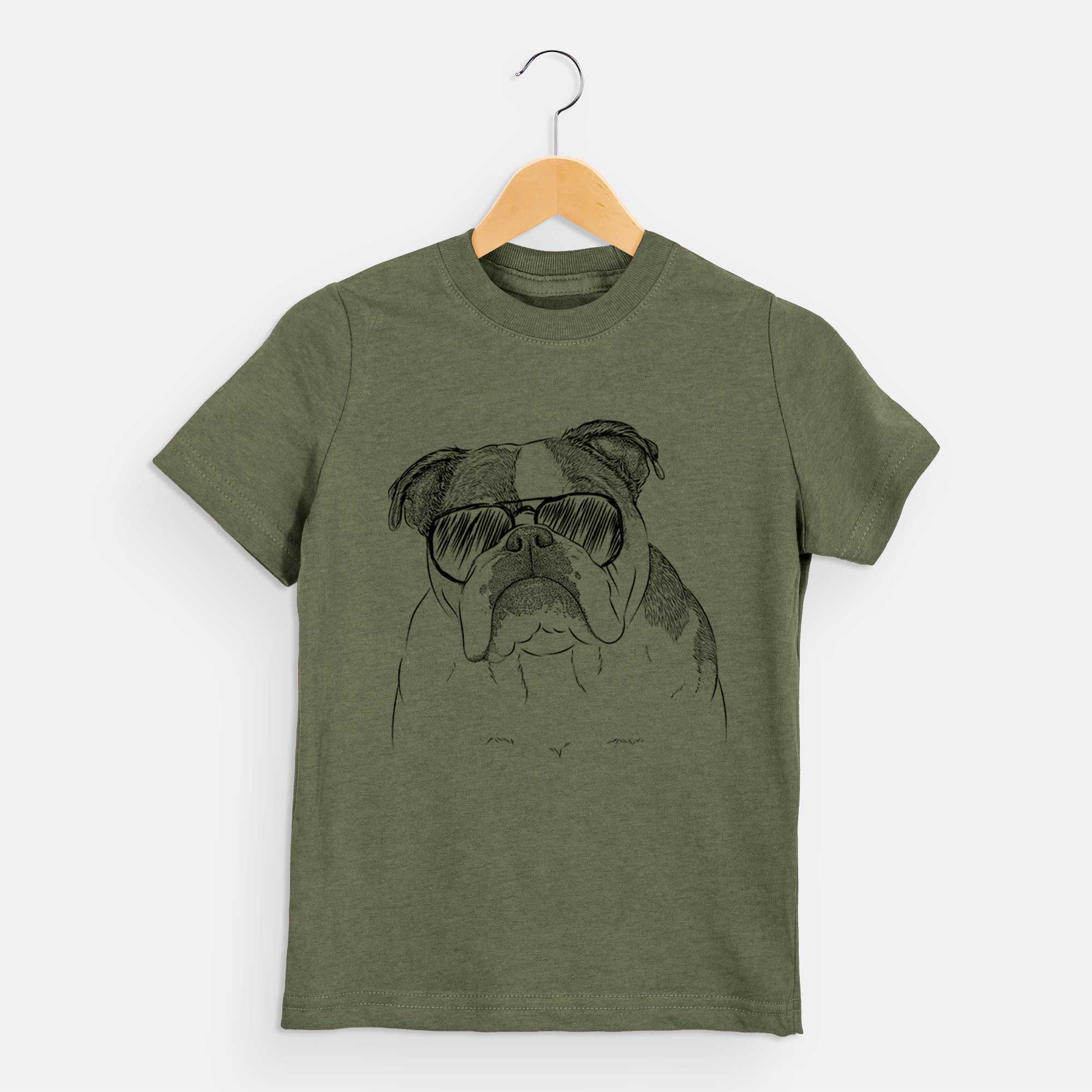 Aviator Jack the English Bulldog - Kids/Youth/Toddler Shirt