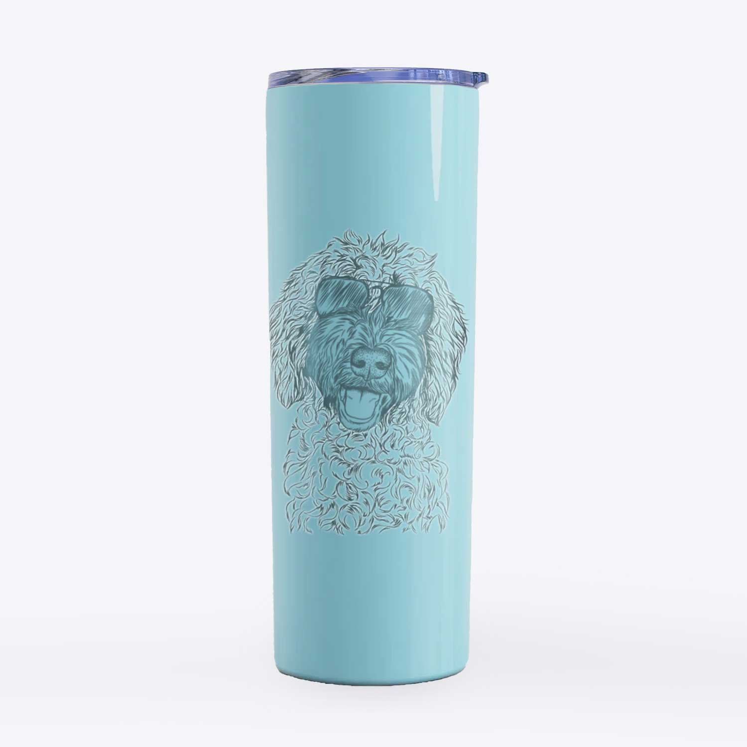 Jack the Chocolate Labradoodle - 20oz Skinny Tumbler