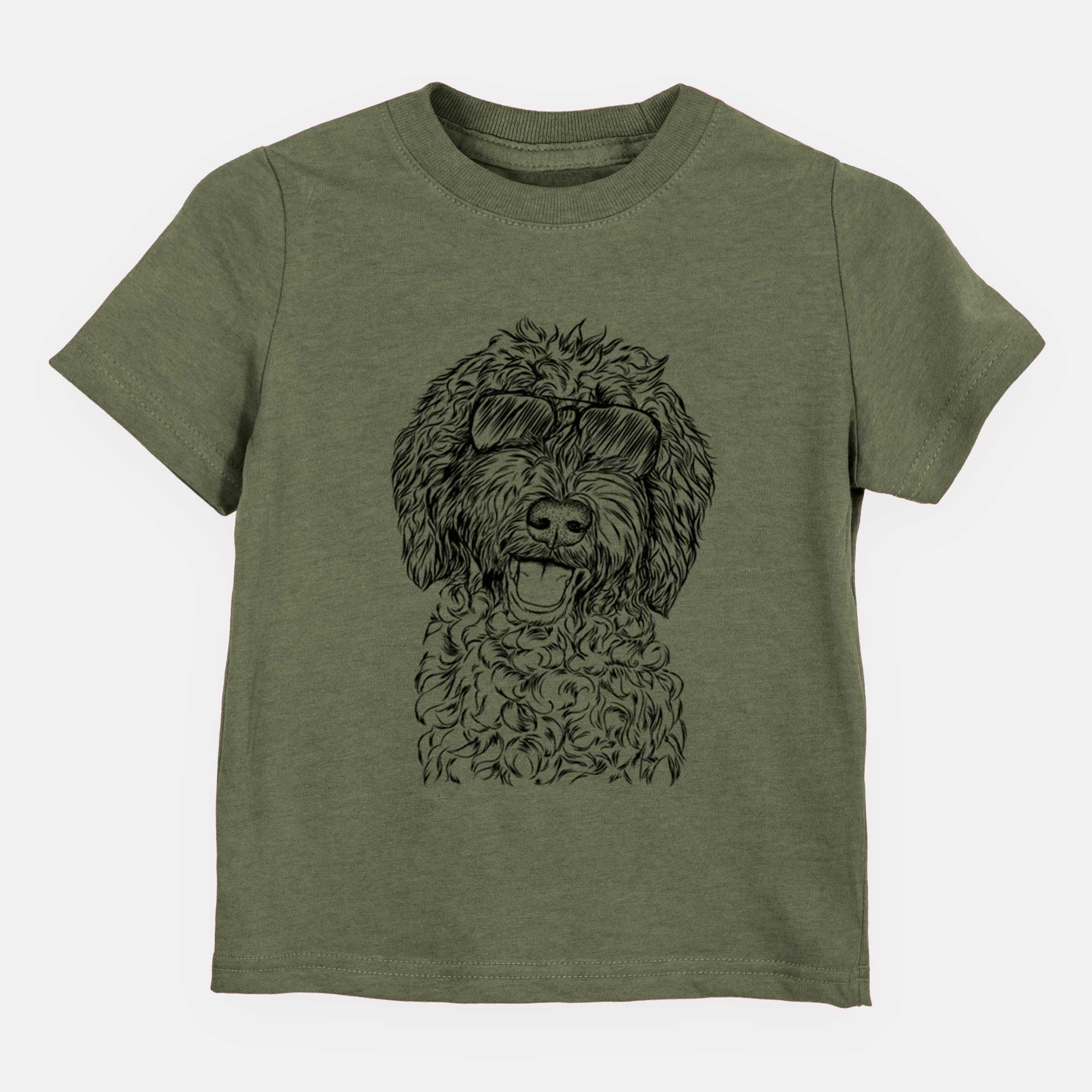 Aviator Jack the Chocolate Labradoodle - Kids/Youth/Toddler Shirt