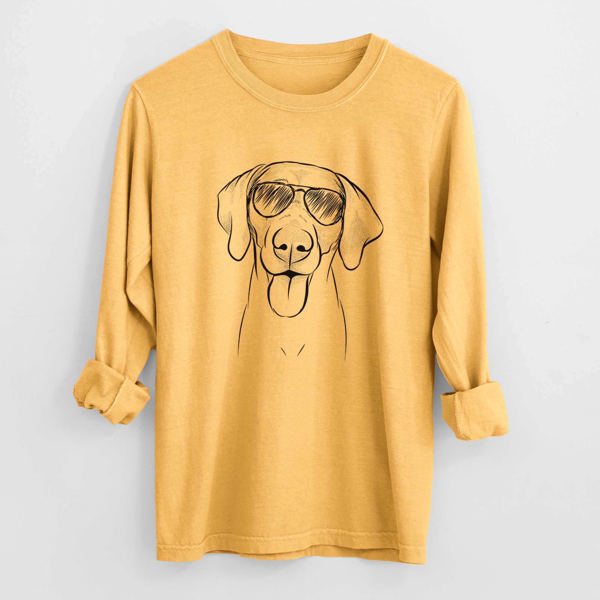Aviators Jackson the Weimaraner - Heavyweight 100% Cotton Long Sleeve