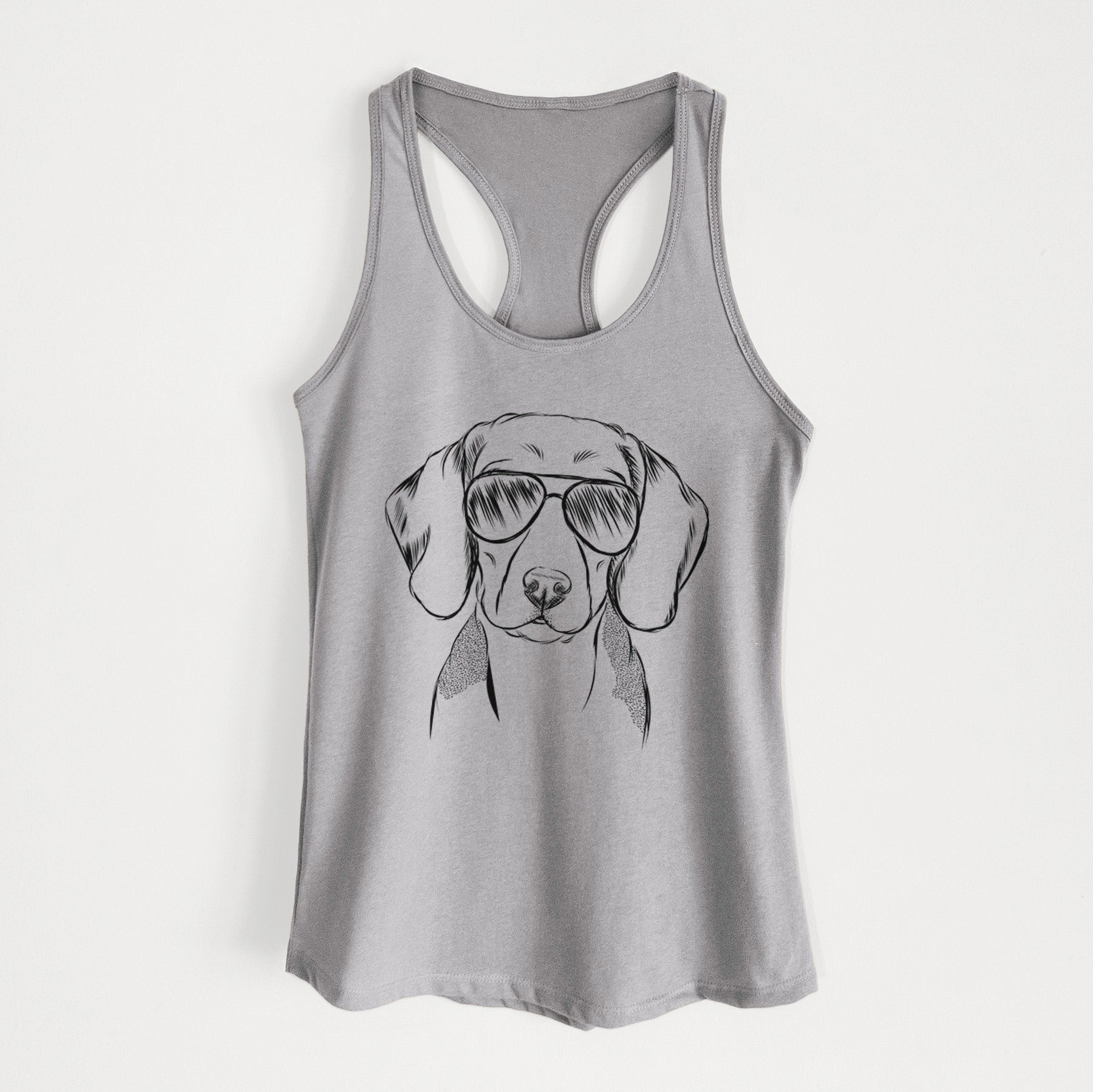 Jake the Beagle - Women's Racerback Tanktop