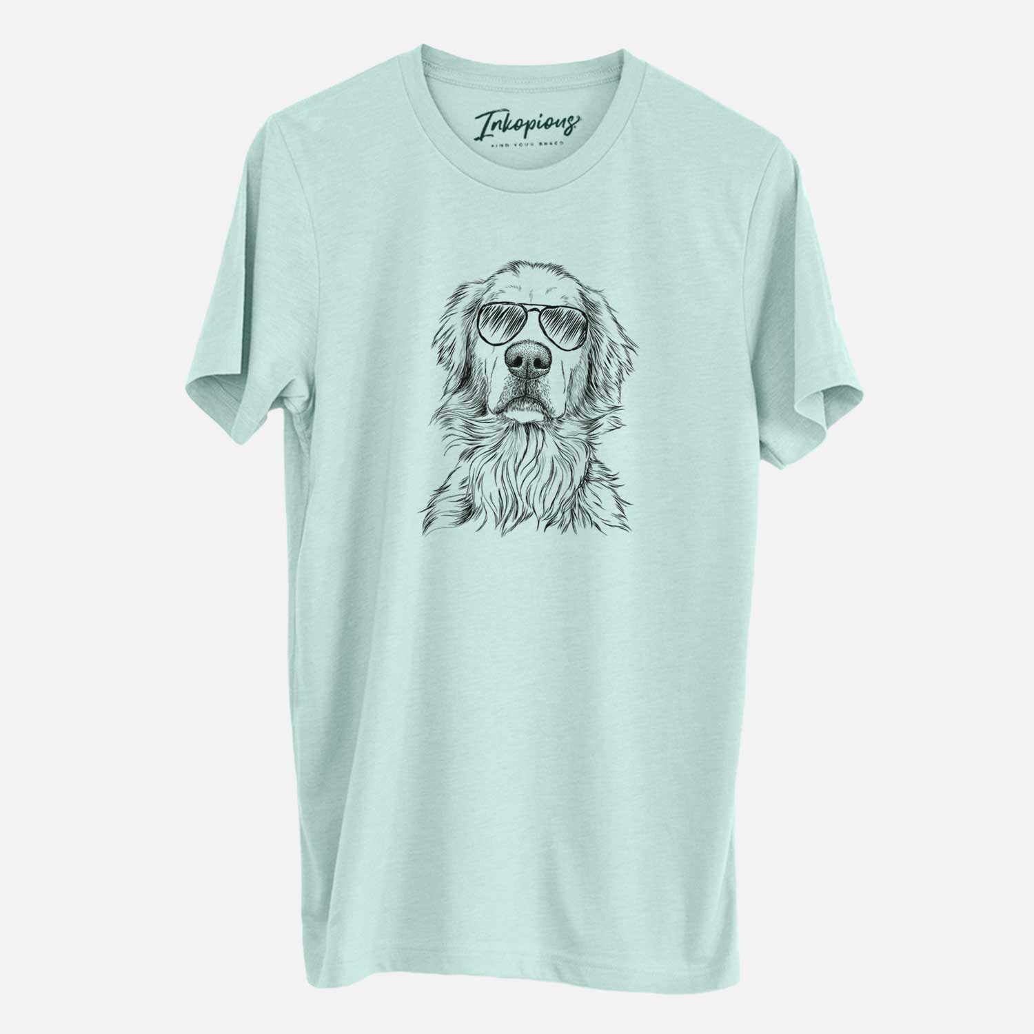 Aviator Jake aroni the Golden Retriever - Unisex Crewneck