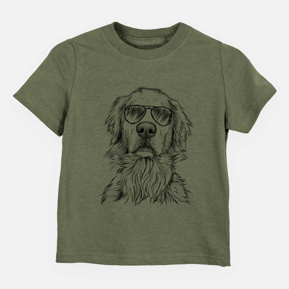 Aviator Jake-aroni the Golden Retriever - Kids/Youth/Toddler Shirt