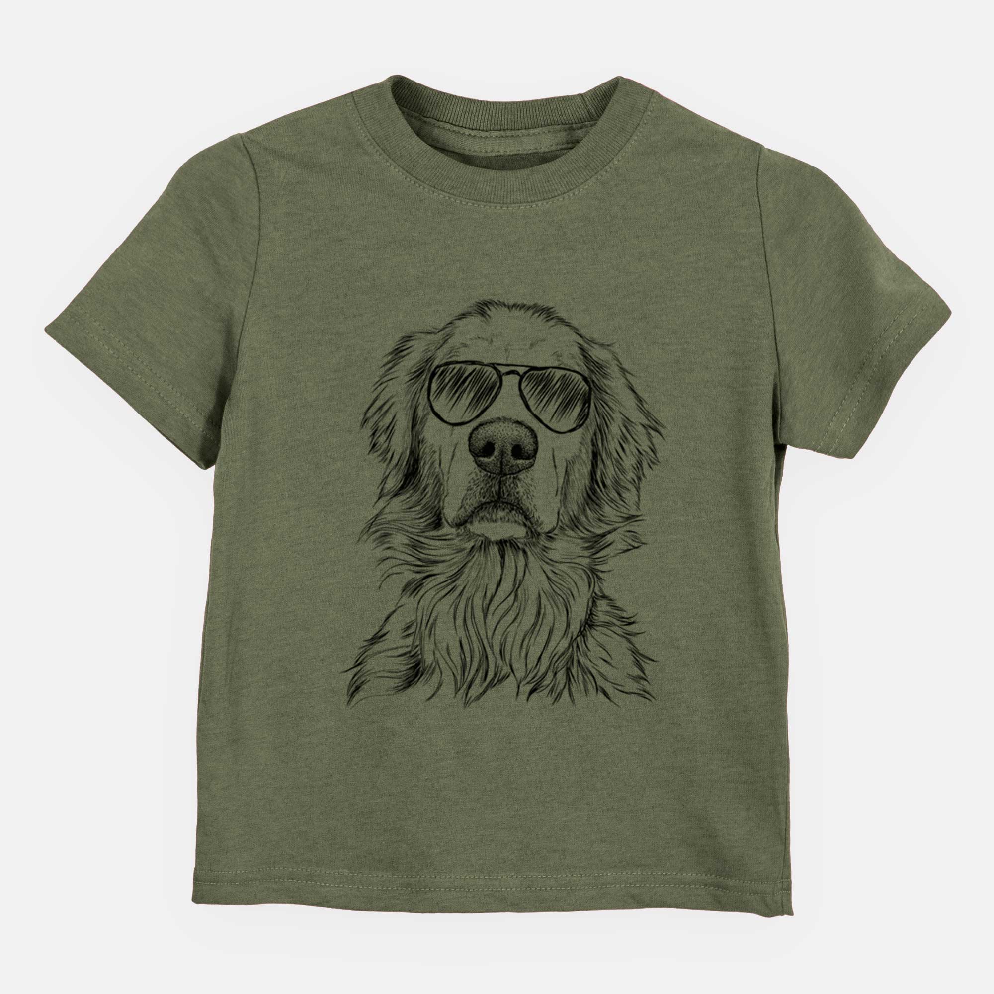 Aviator Jake-aroni the Golden Retriever - Kids/Youth/Toddler Shirt