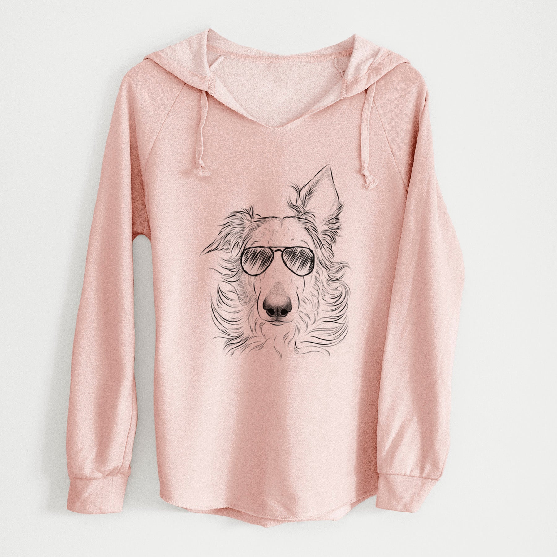 Aviator Jasha the Borzoi - Cali Wave Hooded Sweatshirt