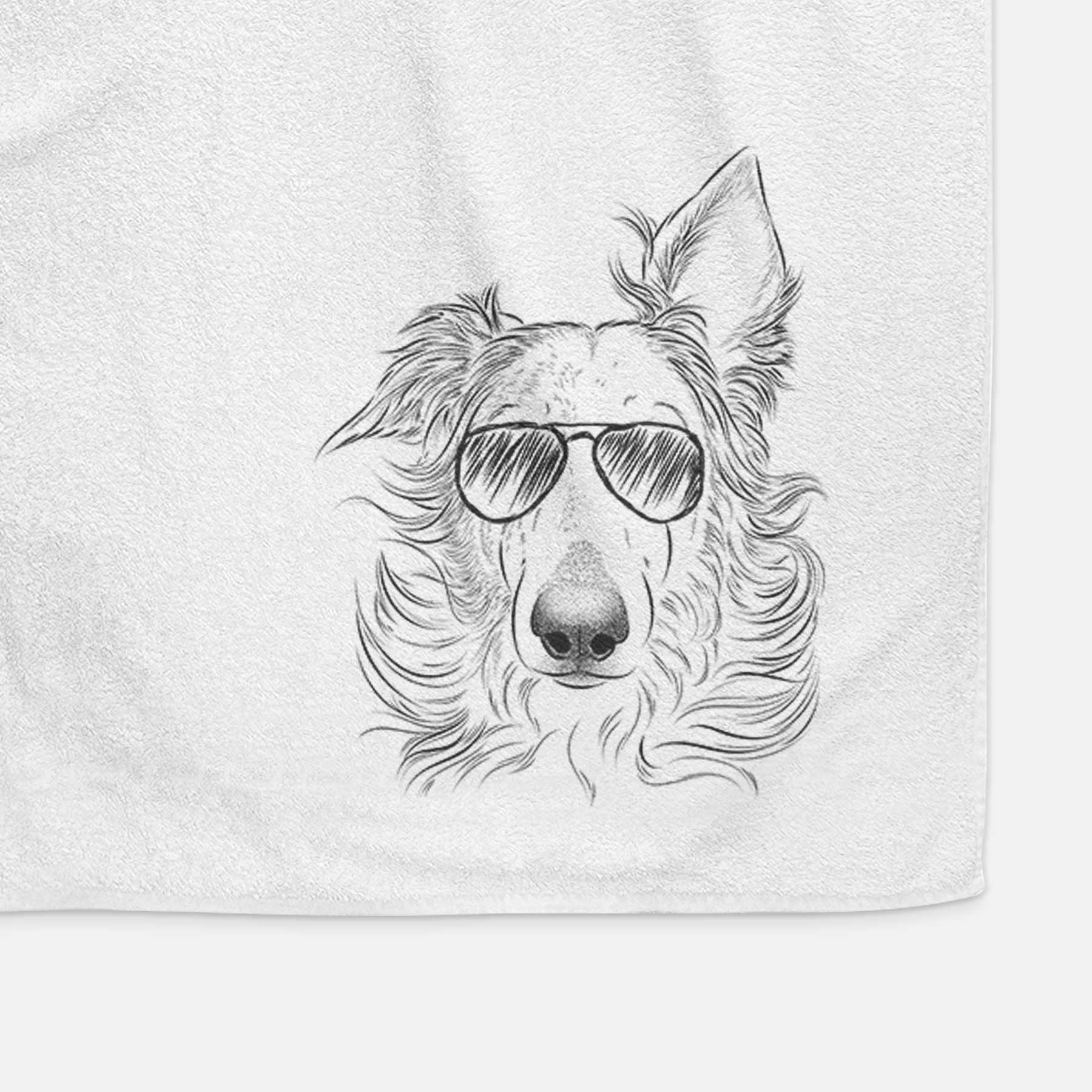 Jasha the Borzoi Decorative Hand Towel