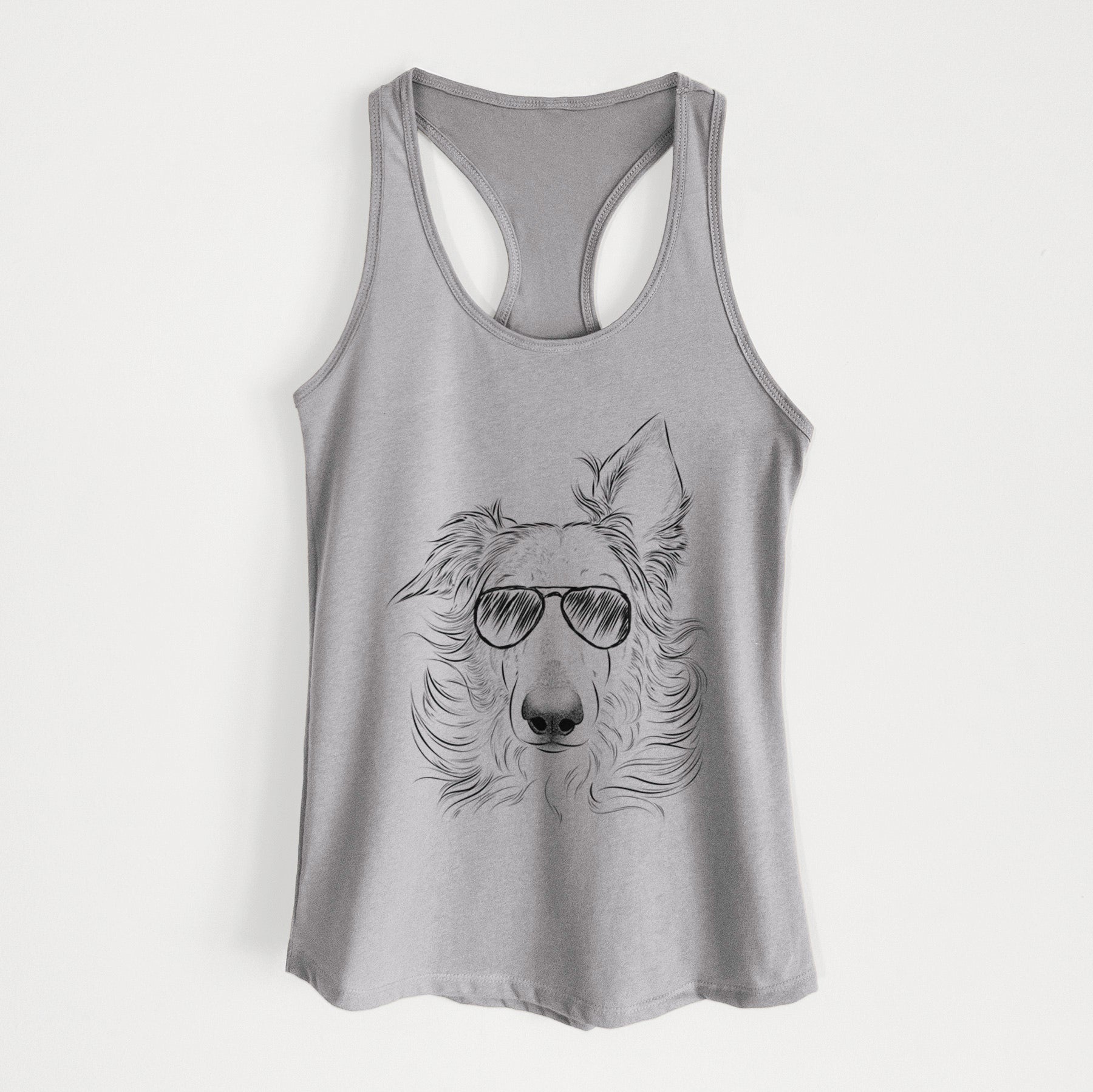 Jasha the Borzoi - Women's Racerback Tanktop