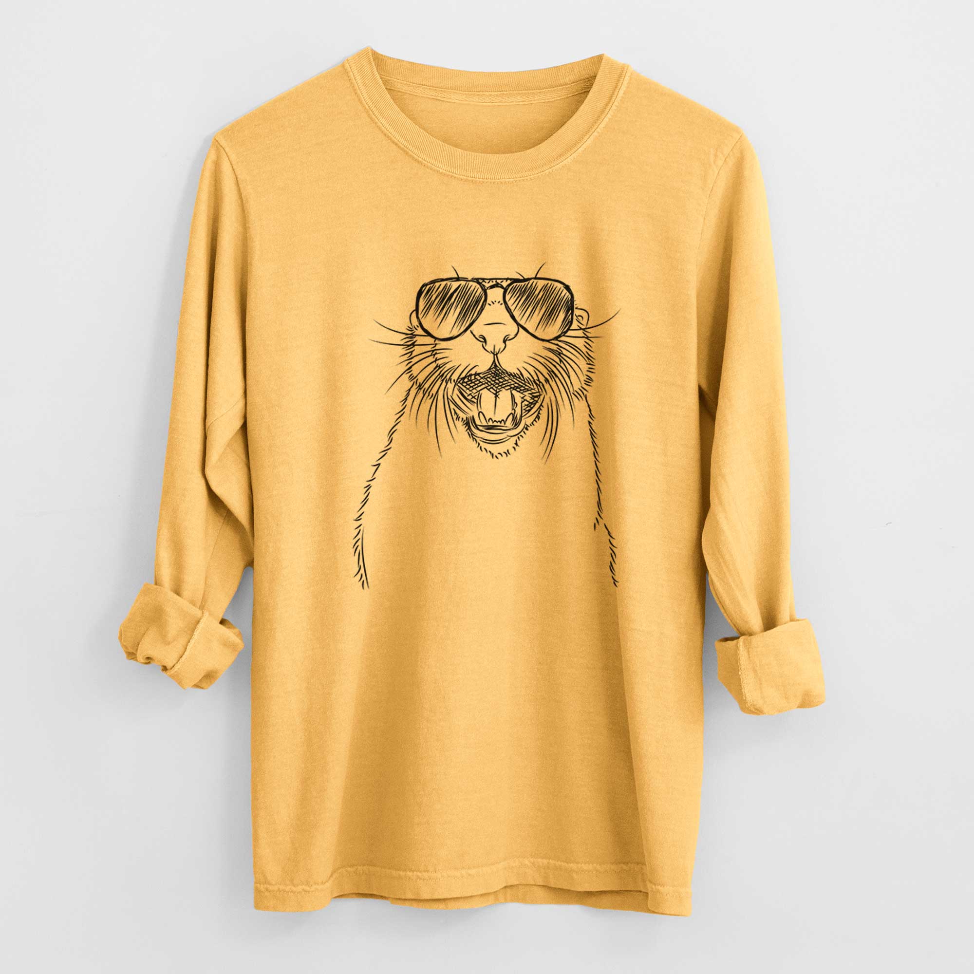 Aviators Jasper the River Otter - Heavyweight 100% Cotton Long Sleeve