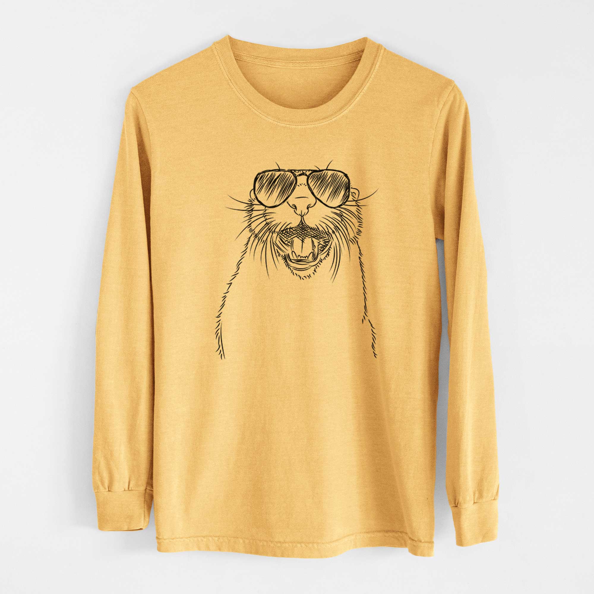 Aviators Jasper the River Otter - Heavyweight 100% Cotton Long Sleeve