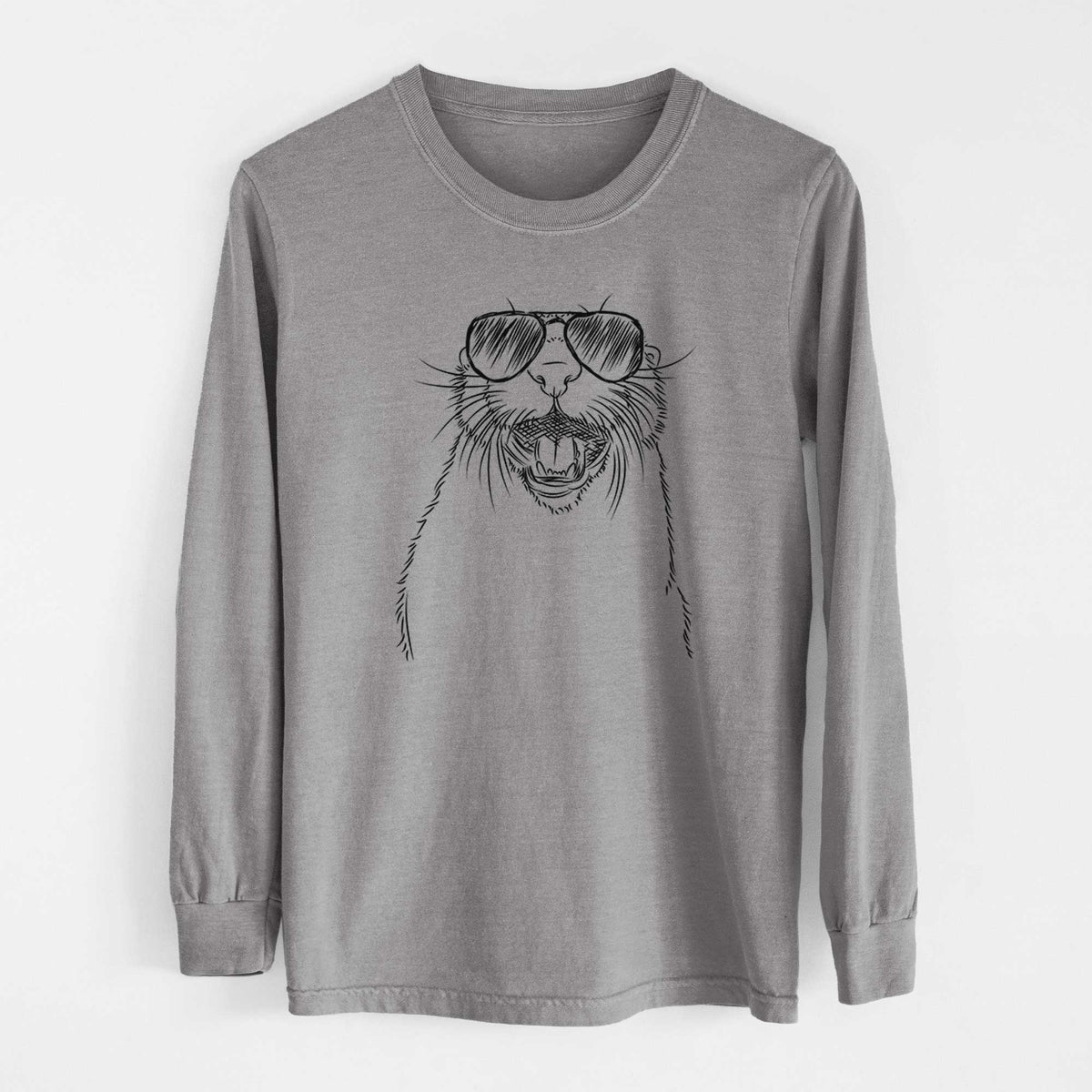 Aviators Jasper the River Otter - Heavyweight 100% Cotton Long Sleeve