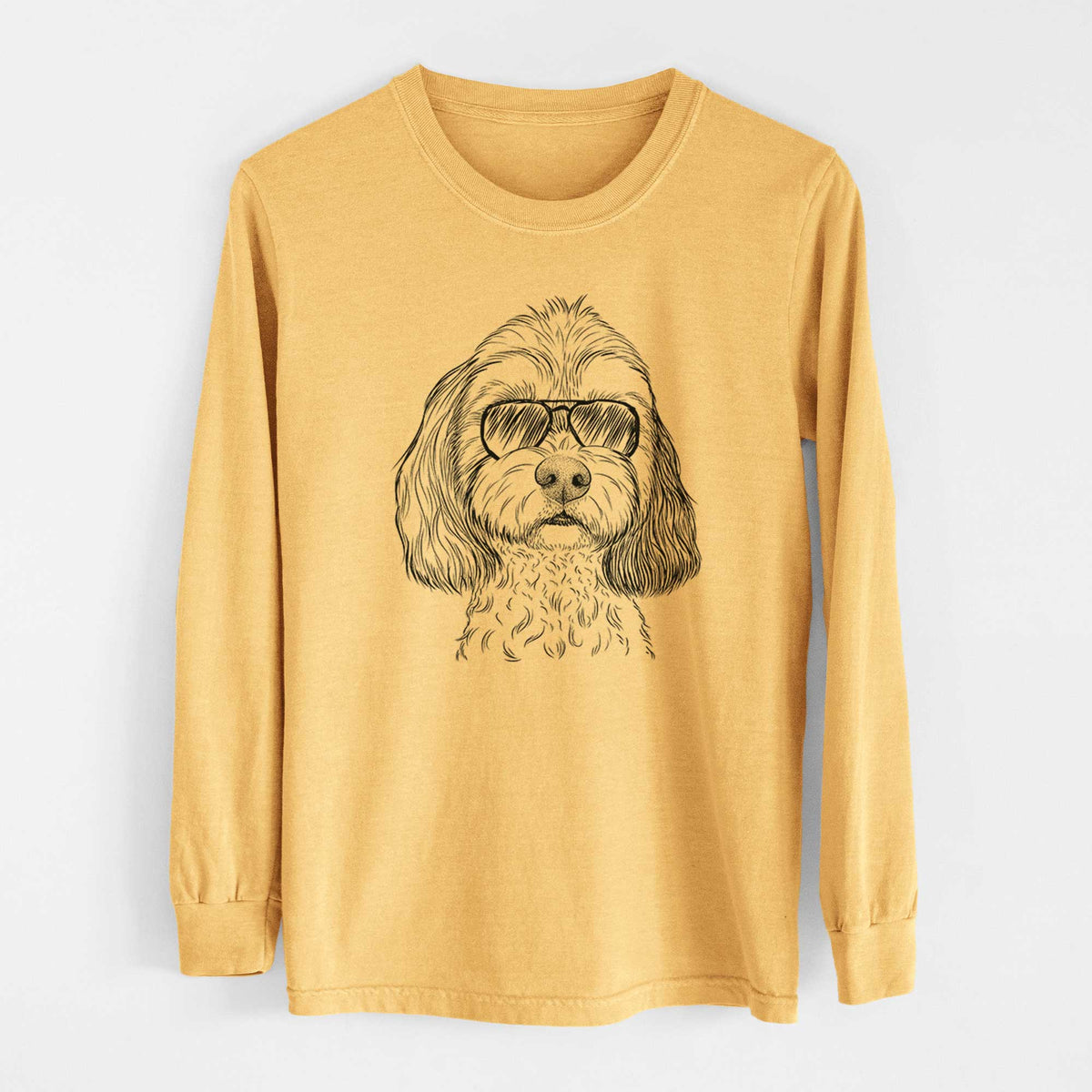 Aviators Jasper Diggins the Cavapoo - Heavyweight 100% Cotton Long Sleeve