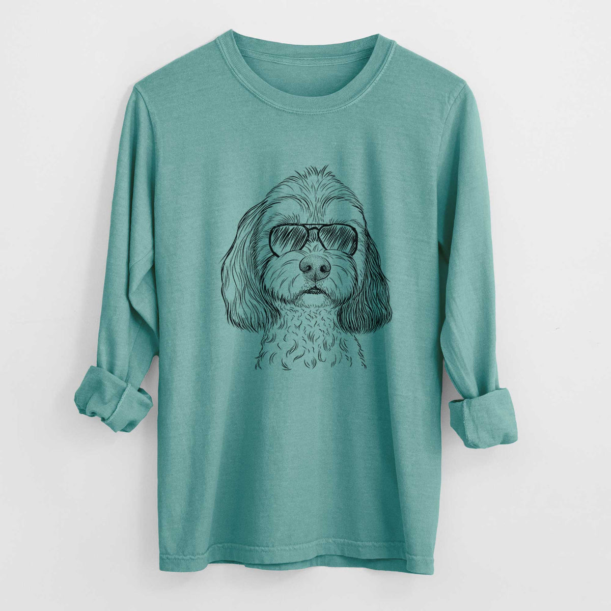 Aviators Jasper Diggins the Cavapoo - Heavyweight 100% Cotton Long Sleeve