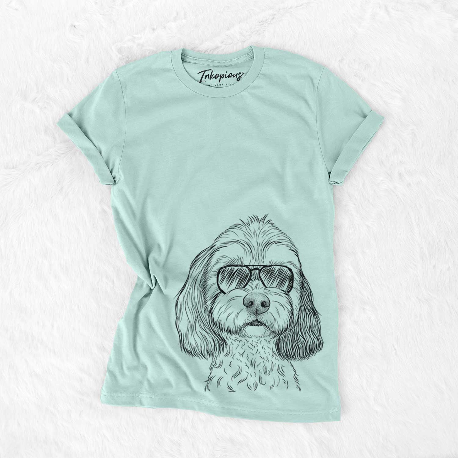 Aviator Jasper Diggins the Cavapoo - Unisex Crewneck