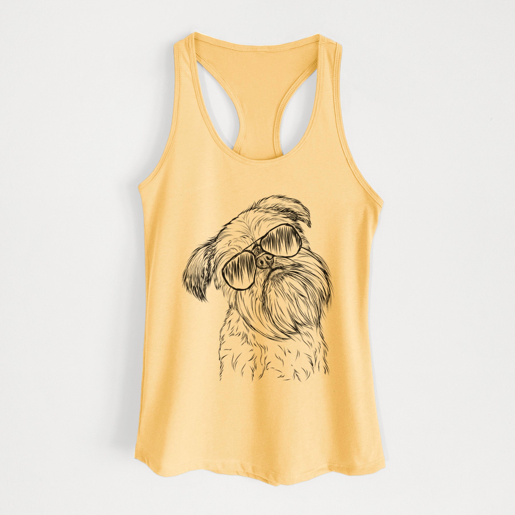 Jasper Joe the Brussels Griffon - Women's Racerback Tanktop