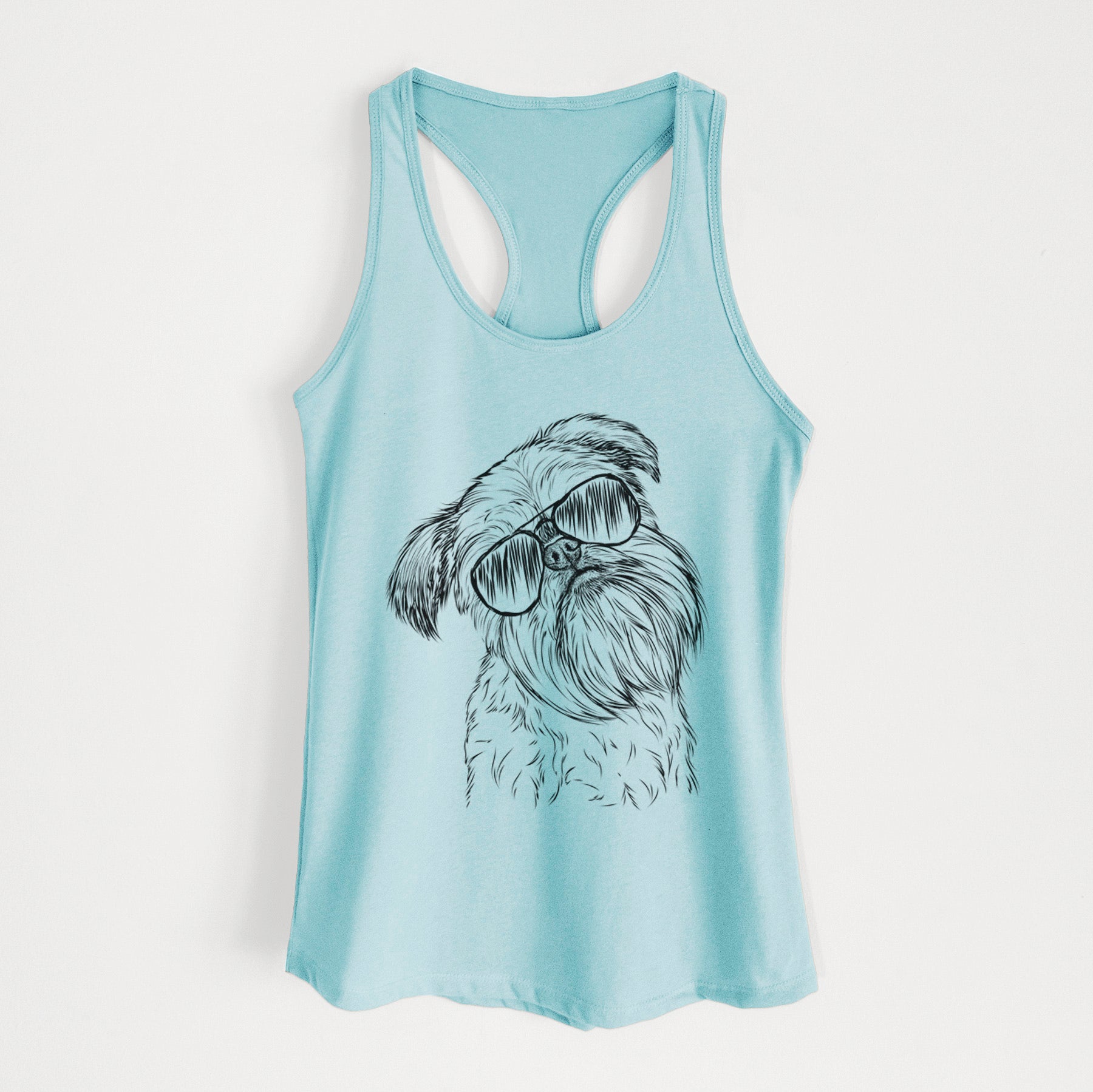 Jasper Joe the Brussels Griffon - Women's Racerback Tanktop