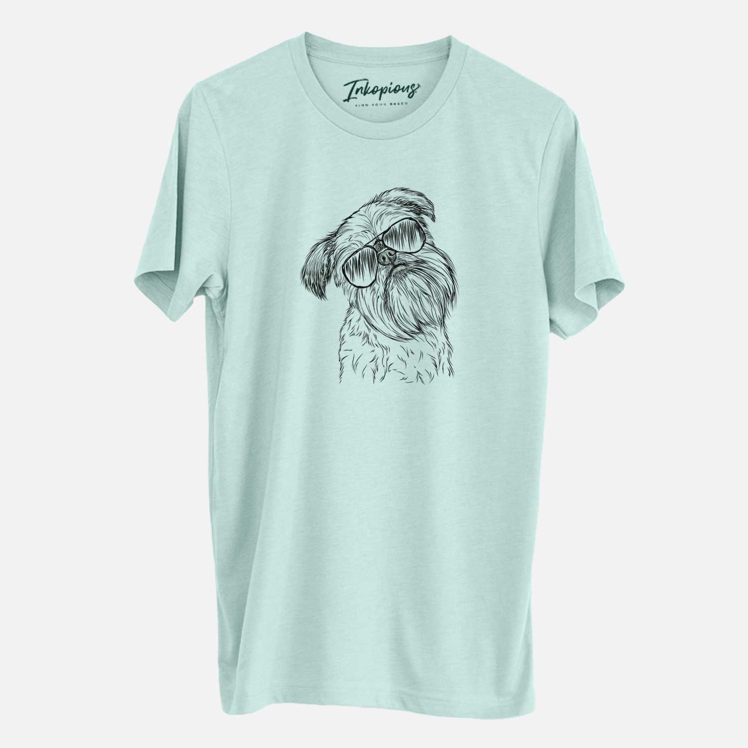 Aviator Jasper Joe the Brussels Griffon - Unisex Crewneck