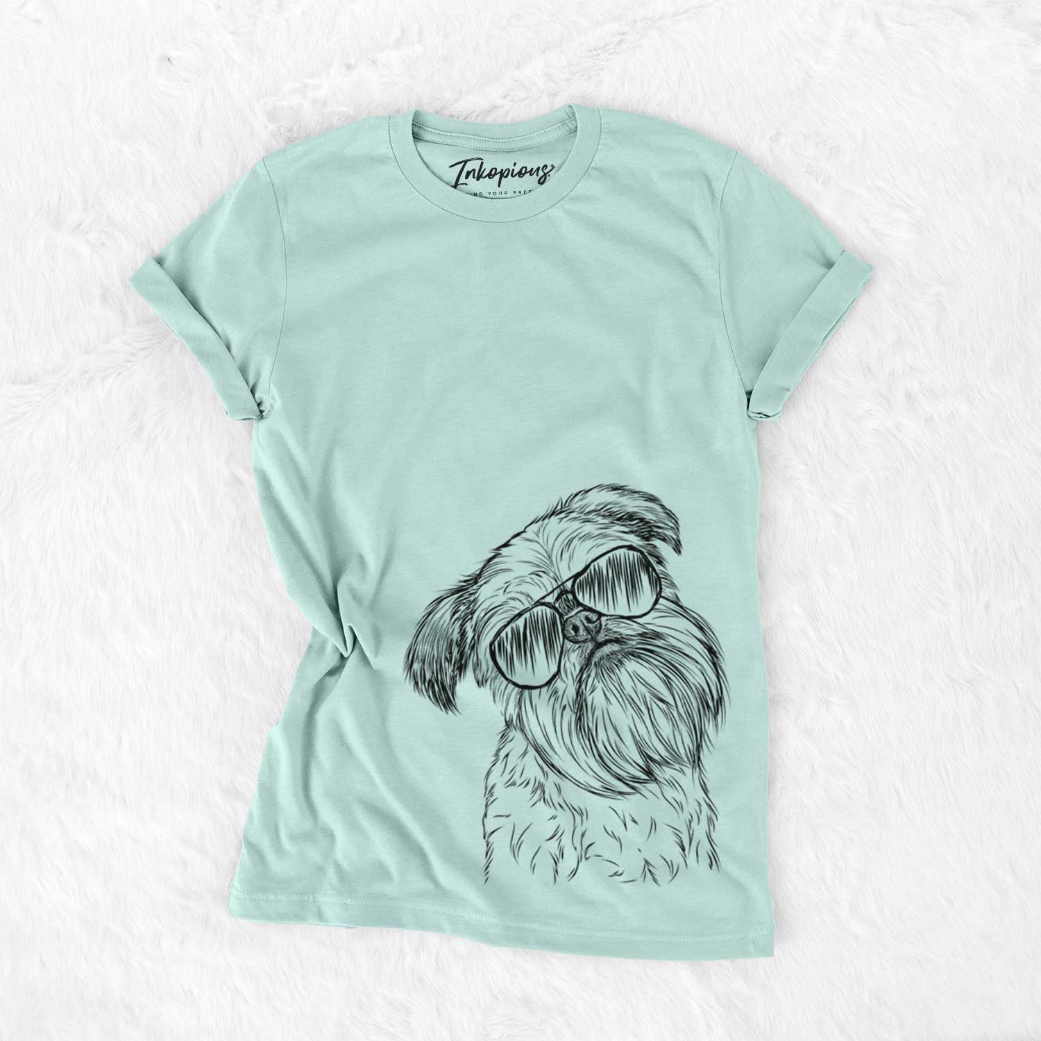 Aviator Jasper Joe the Brussels Griffon - Unisex Crewneck