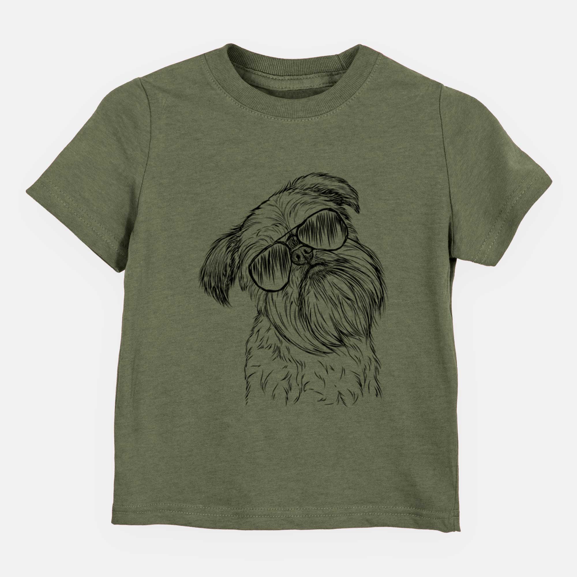 Aviator Jasper Joe the Brussels Griffon - Kids/Youth/Toddler Shirt