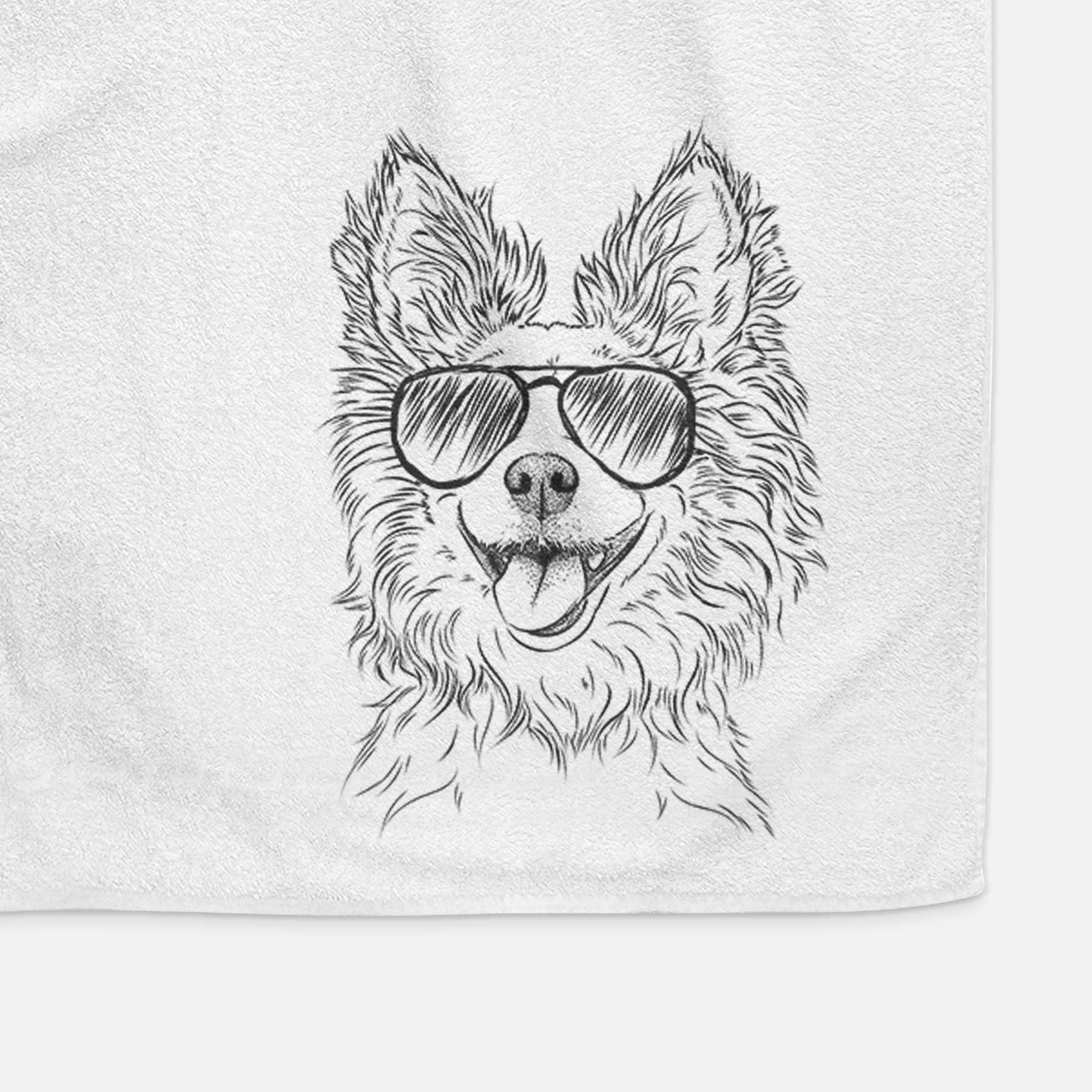 Jasper the Pomchi Decorative Hand Towel