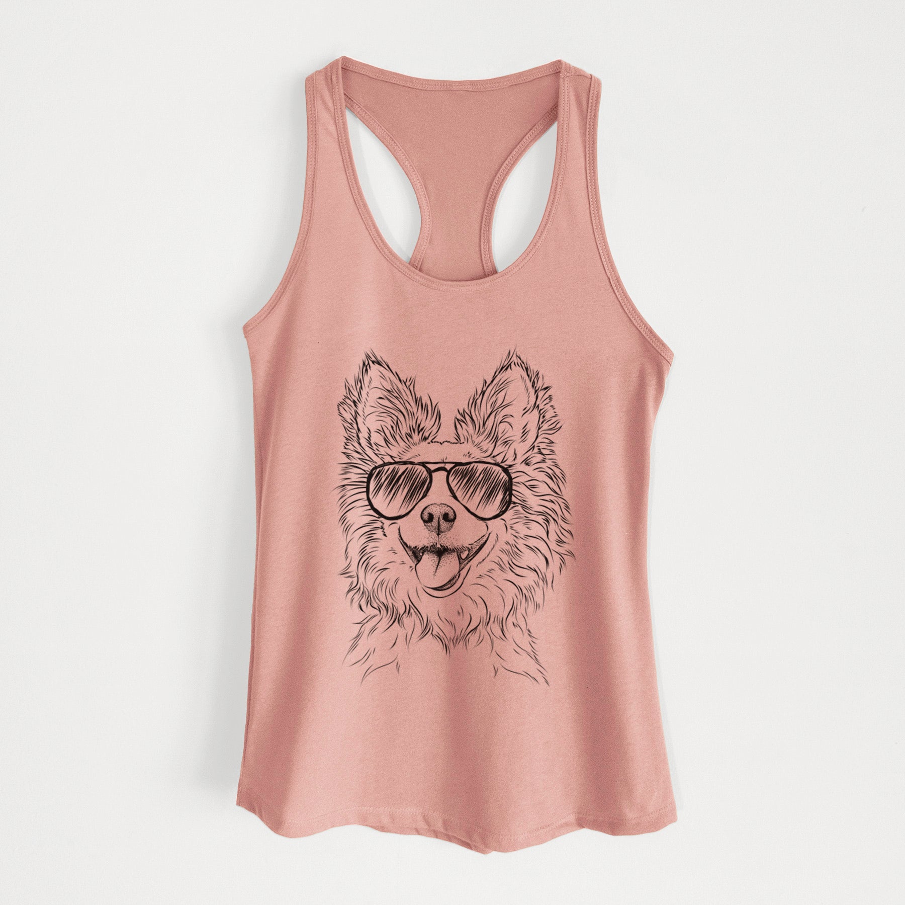 Jasper the Pomchi - Women's Racerback Tanktop