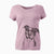 Aviator Jax the American Pitbull Terrier Mix - Women's V-neck Shirt