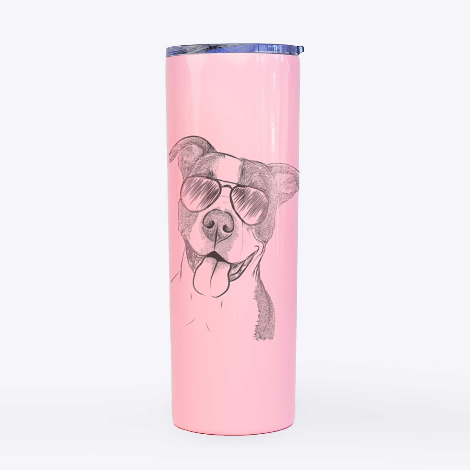 Jax the American Pitbull Terrier Mix - 20oz Skinny Tumbler