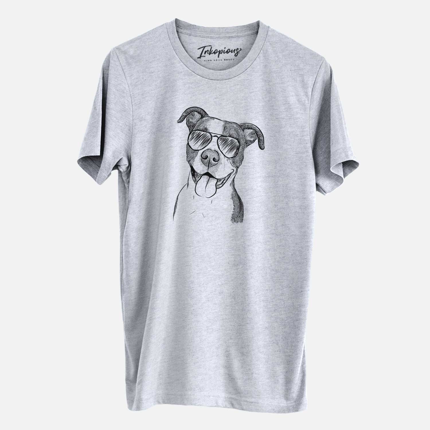 Aviator Jax the American Pitbull Terrier Mix - Unisex Crewneck